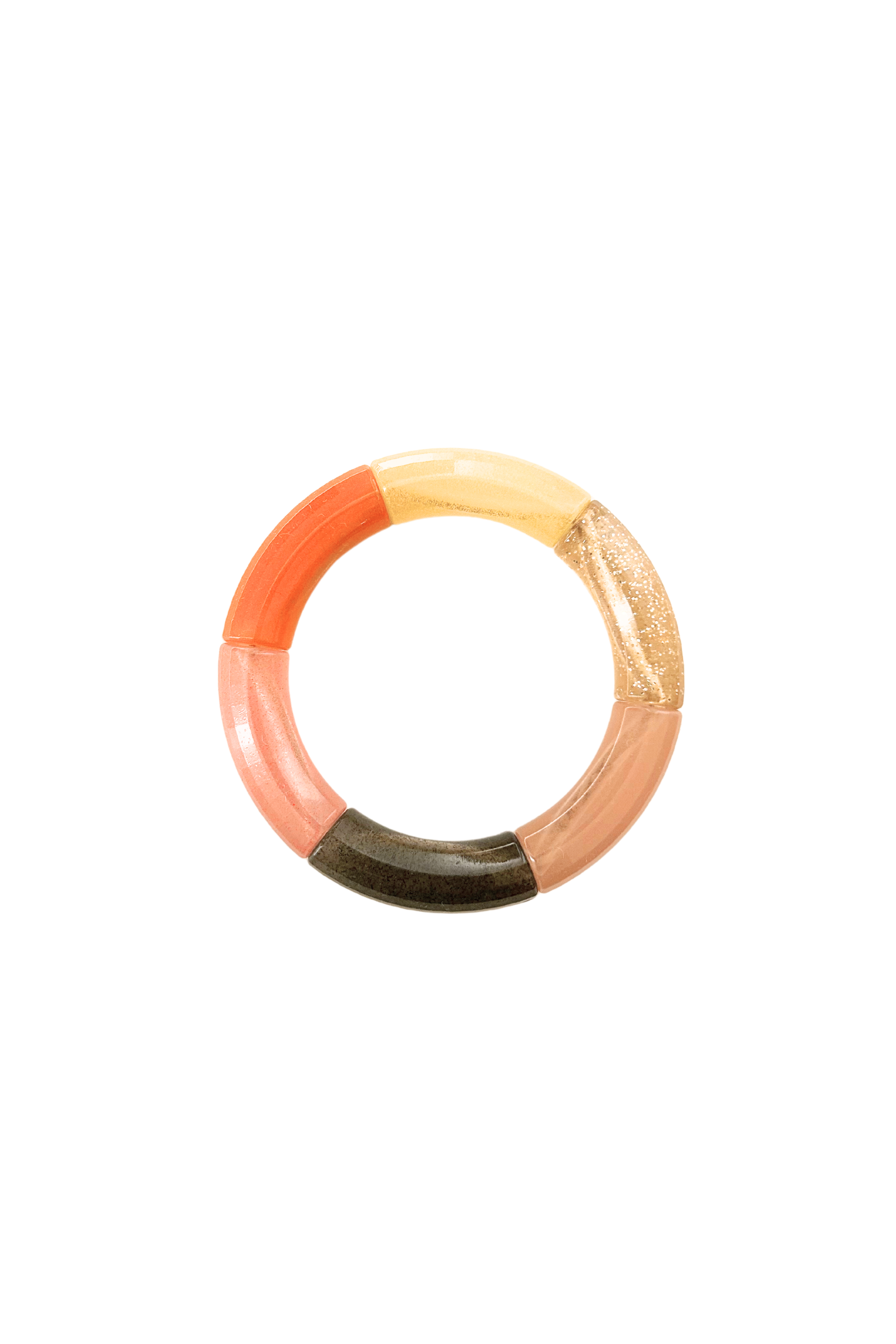 Colorblock Bracelet - Ginza Salmon