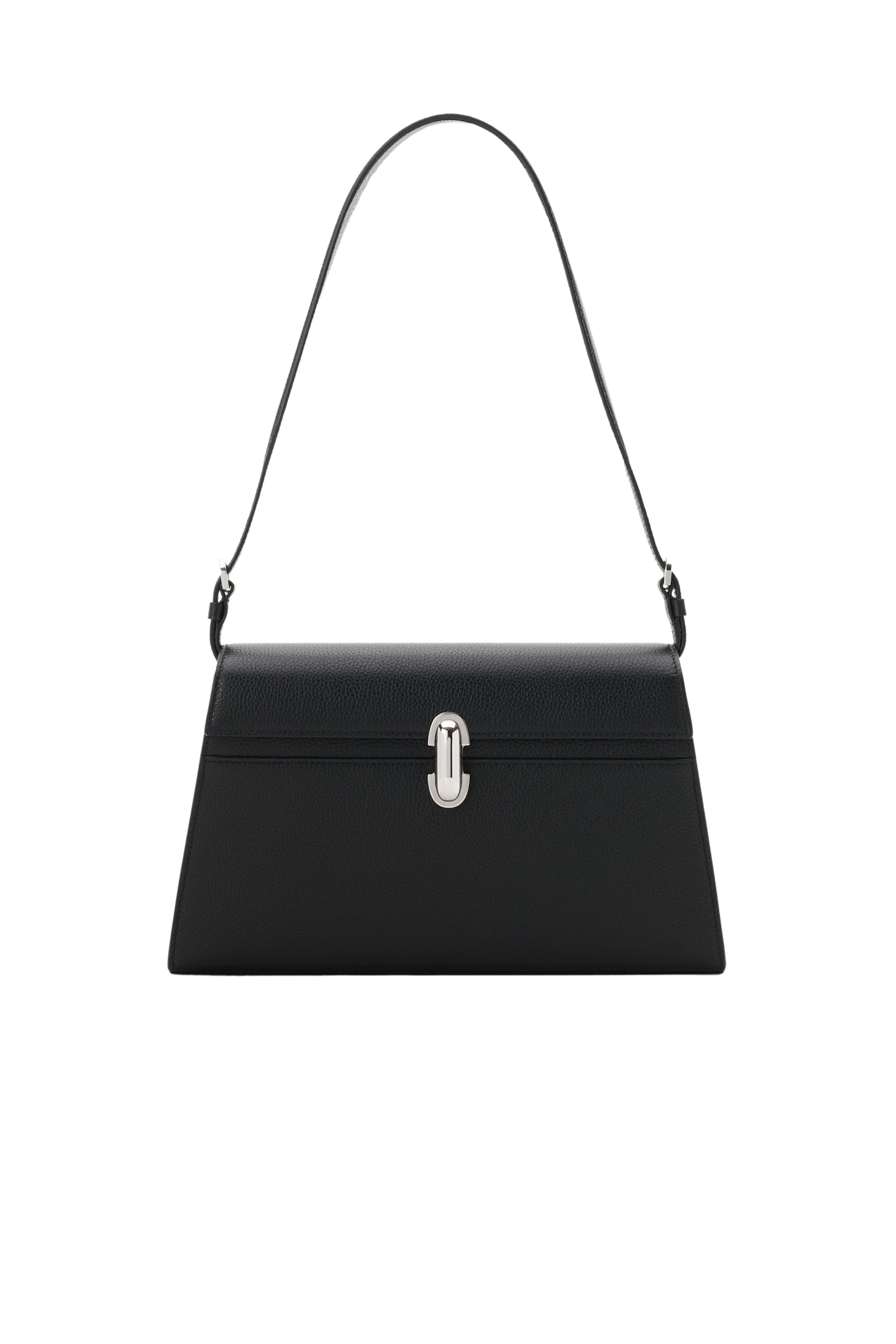 Symmetry Shoulder Bag In Grained Calf Leather