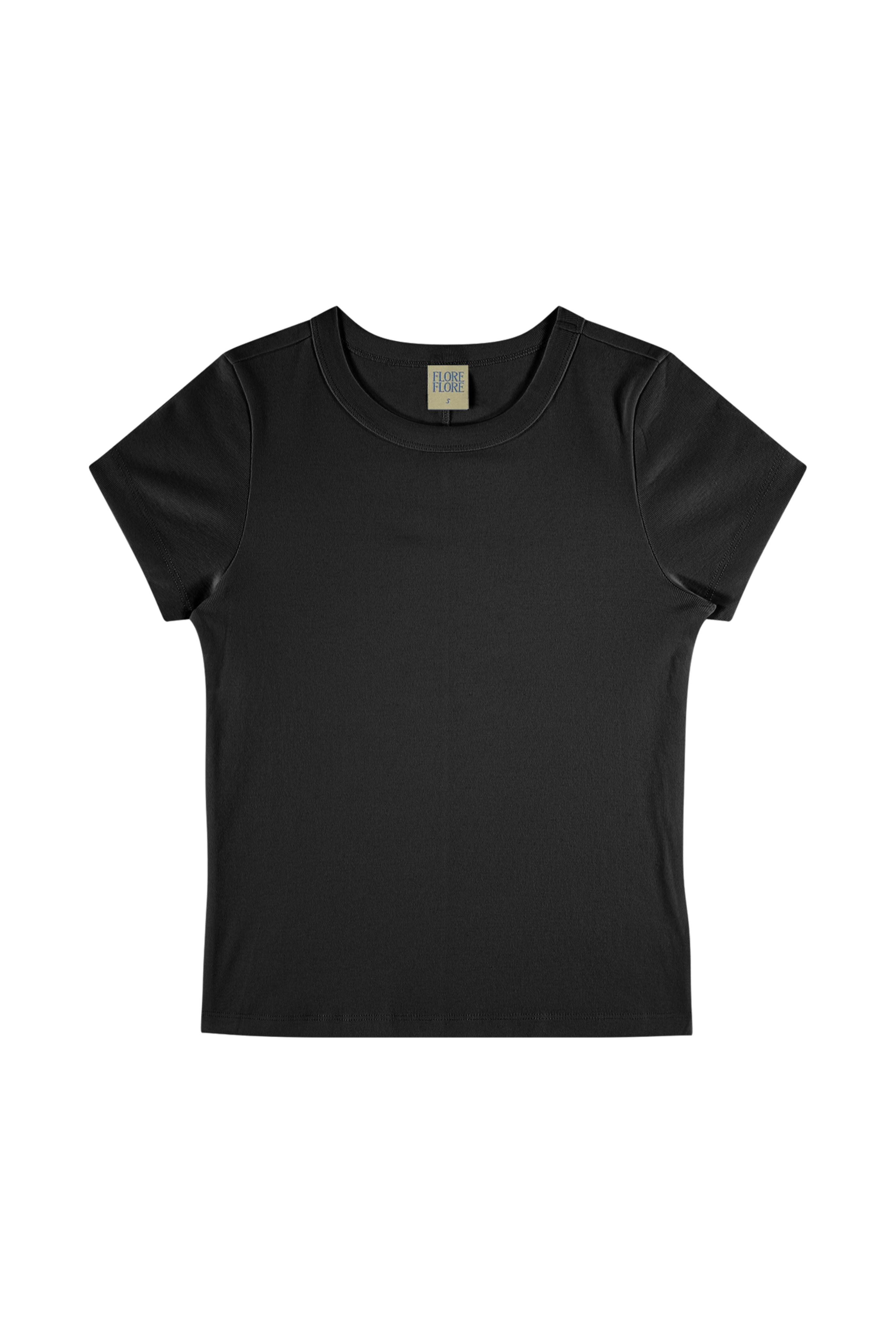 FLORE FLORE Car Crew Tee in Black