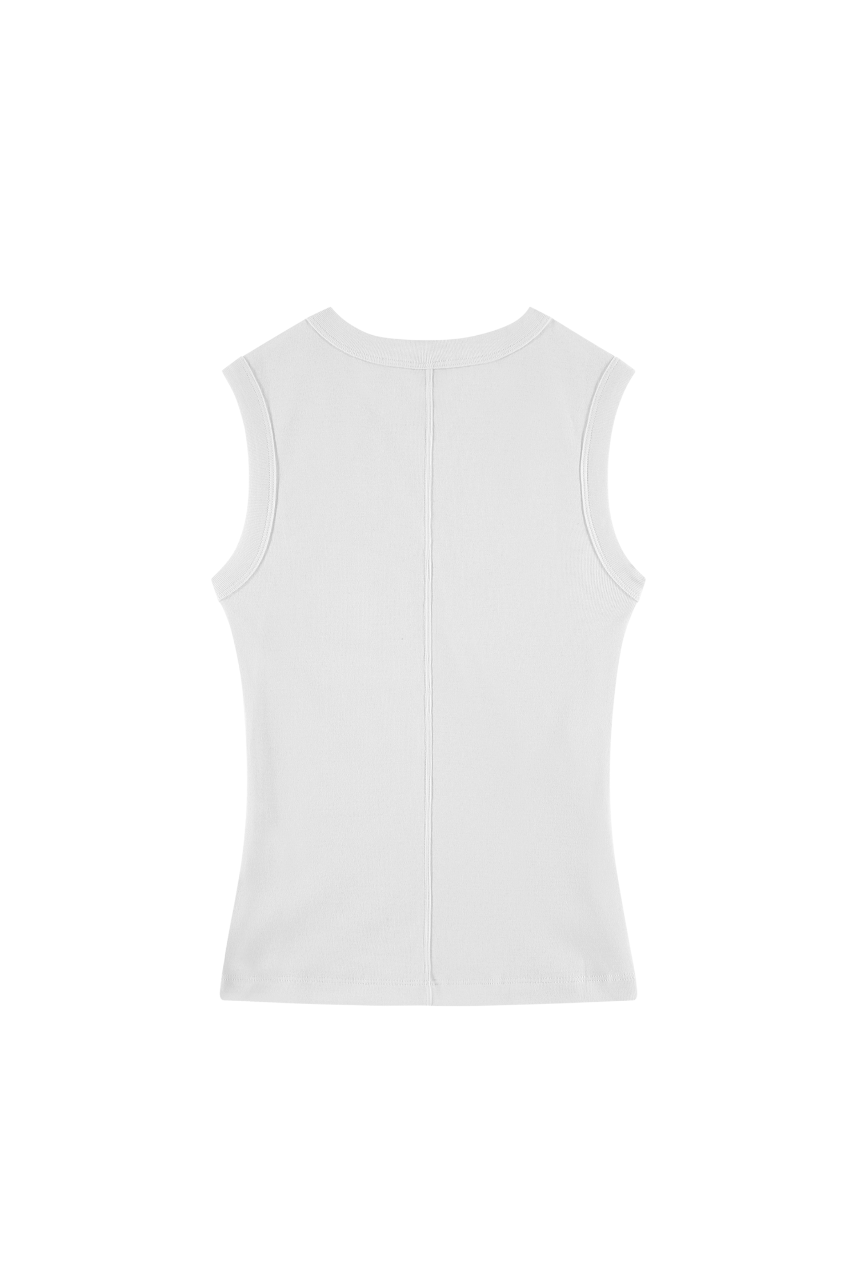 FLORE FLORE Esme Crew Tank in White