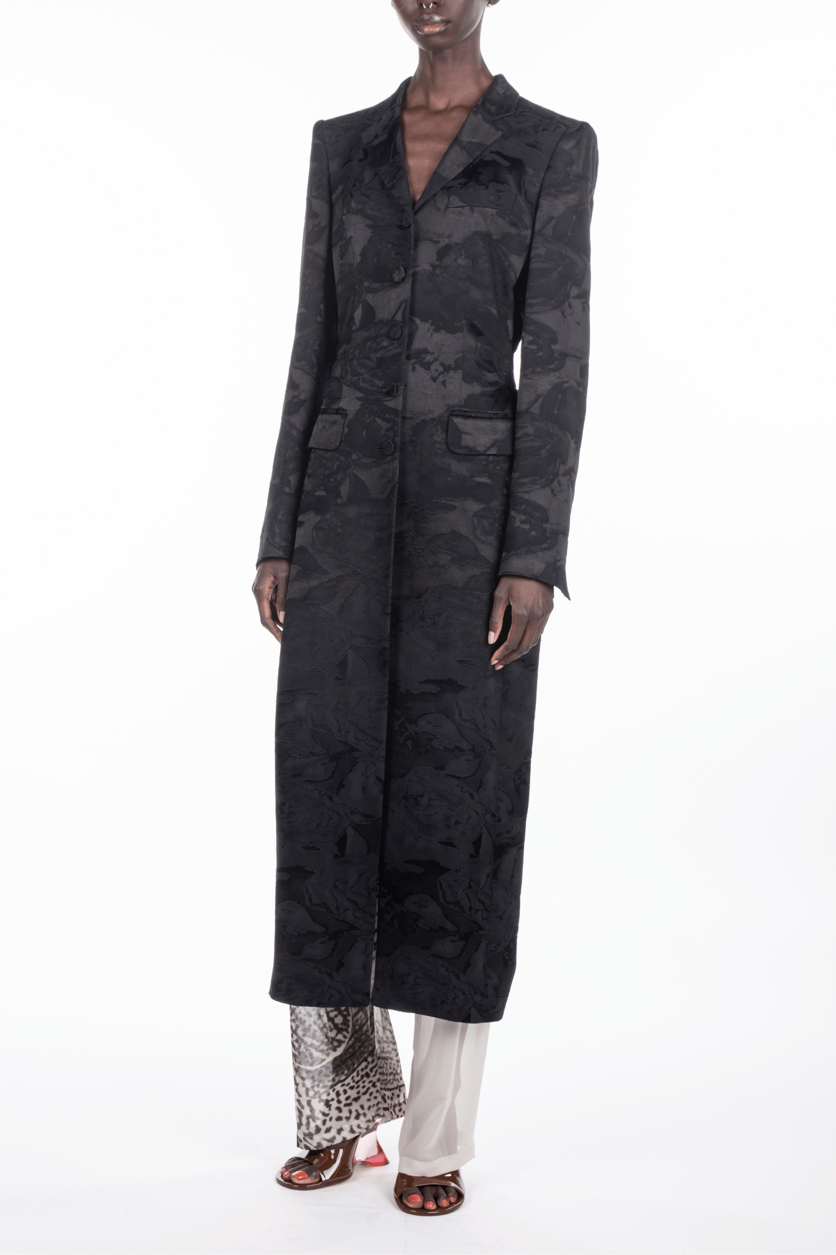 DRIES VAN NOTEN Rilly Jacquard Coat