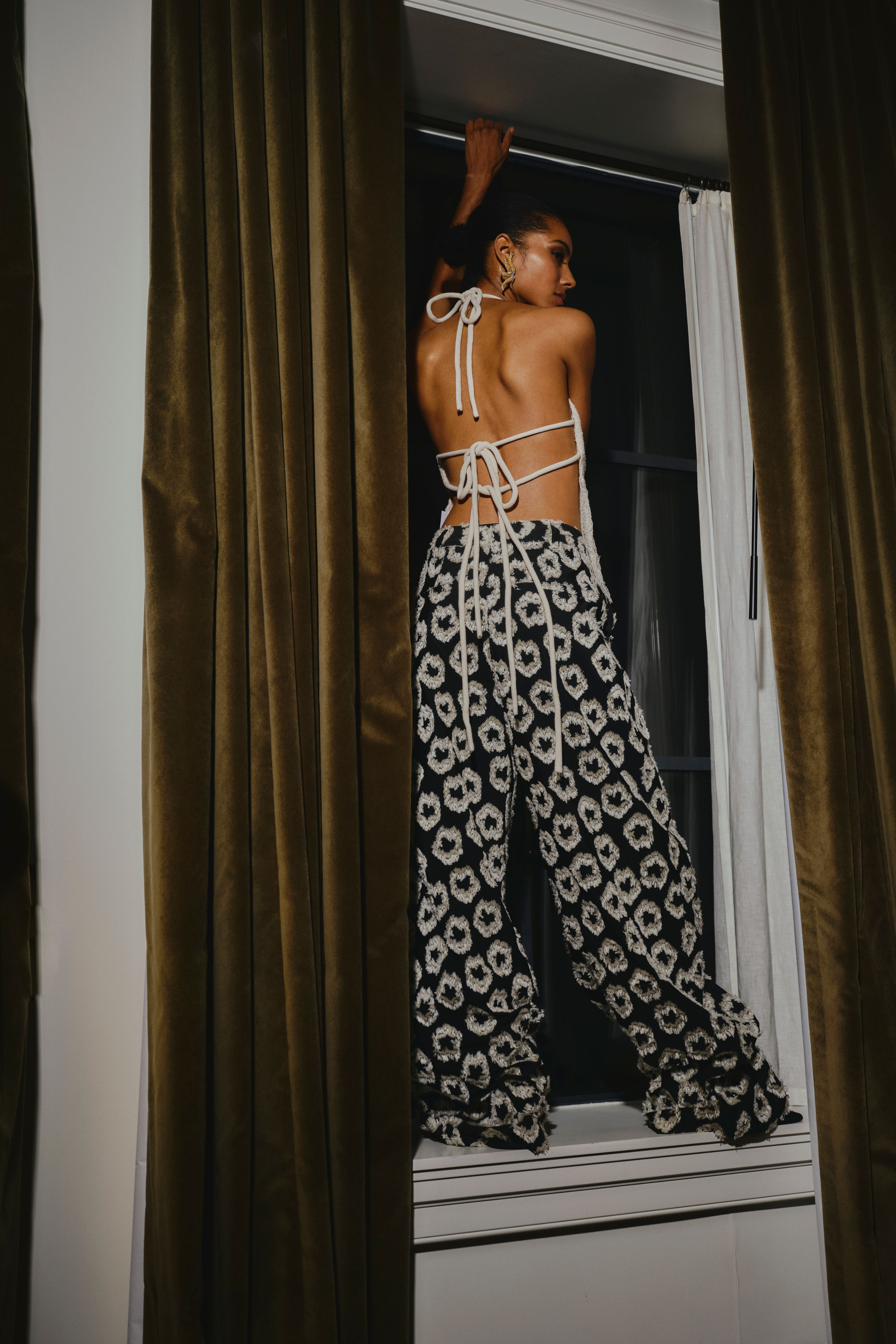 Cai Embroidered Pant