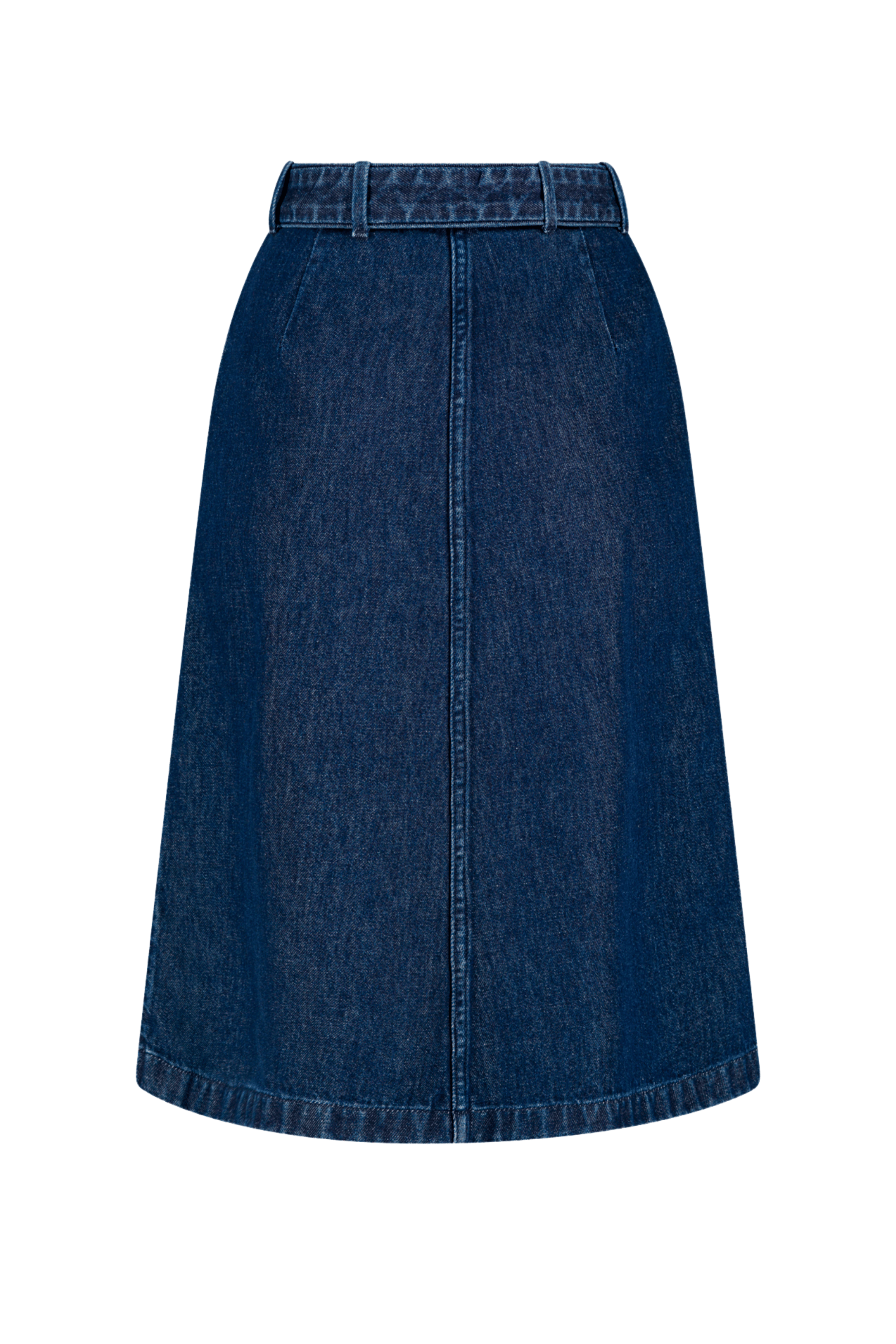 DRIES VAN NOTEN Sheraz Belted Denim Skirt