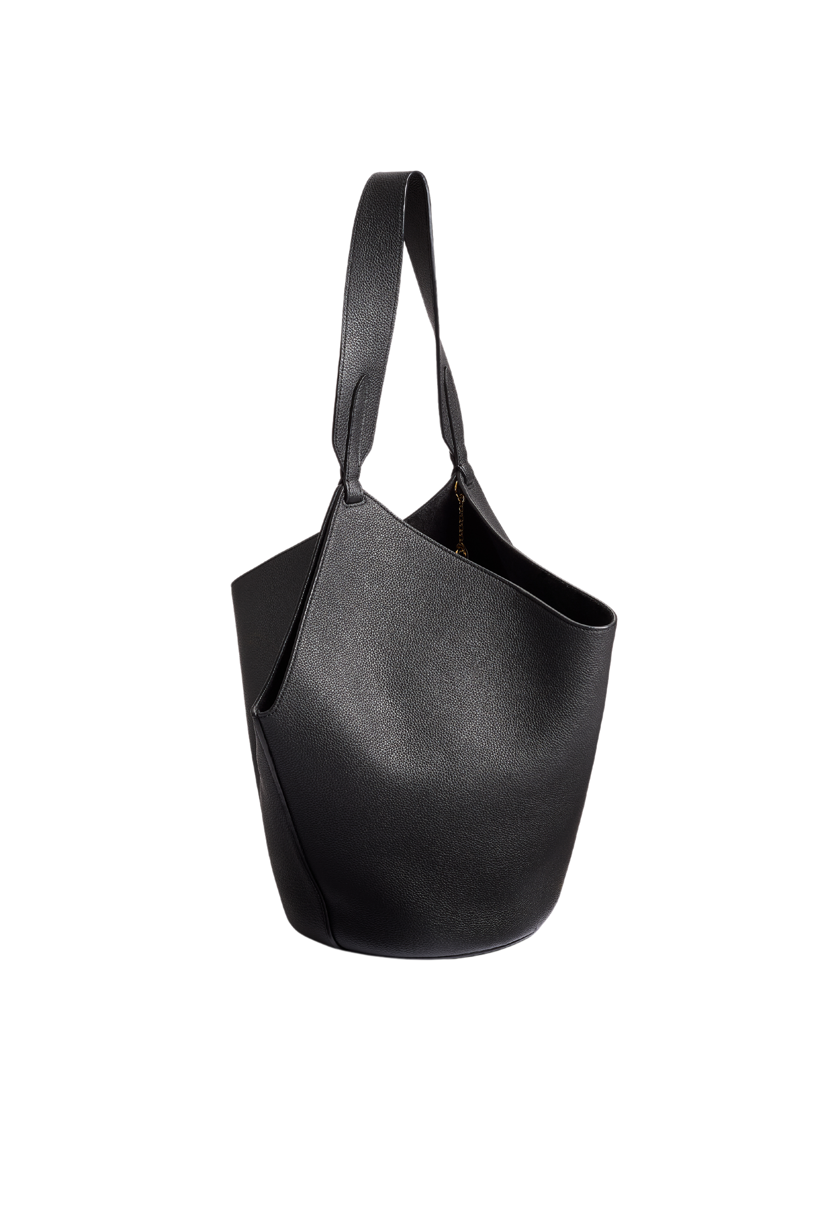 Black Small Lotus Bag