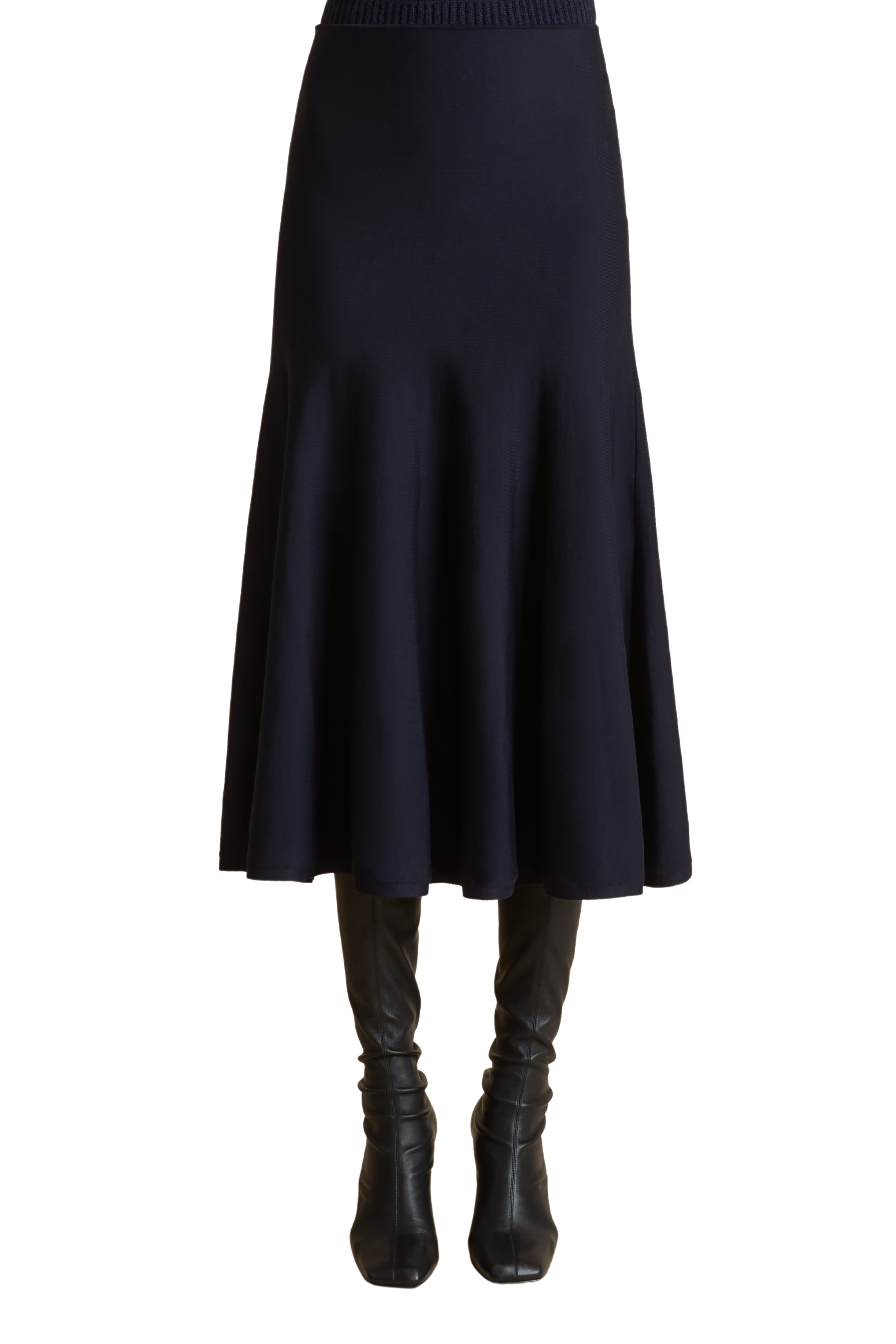 Mayu Merino Wool Knit Skirt