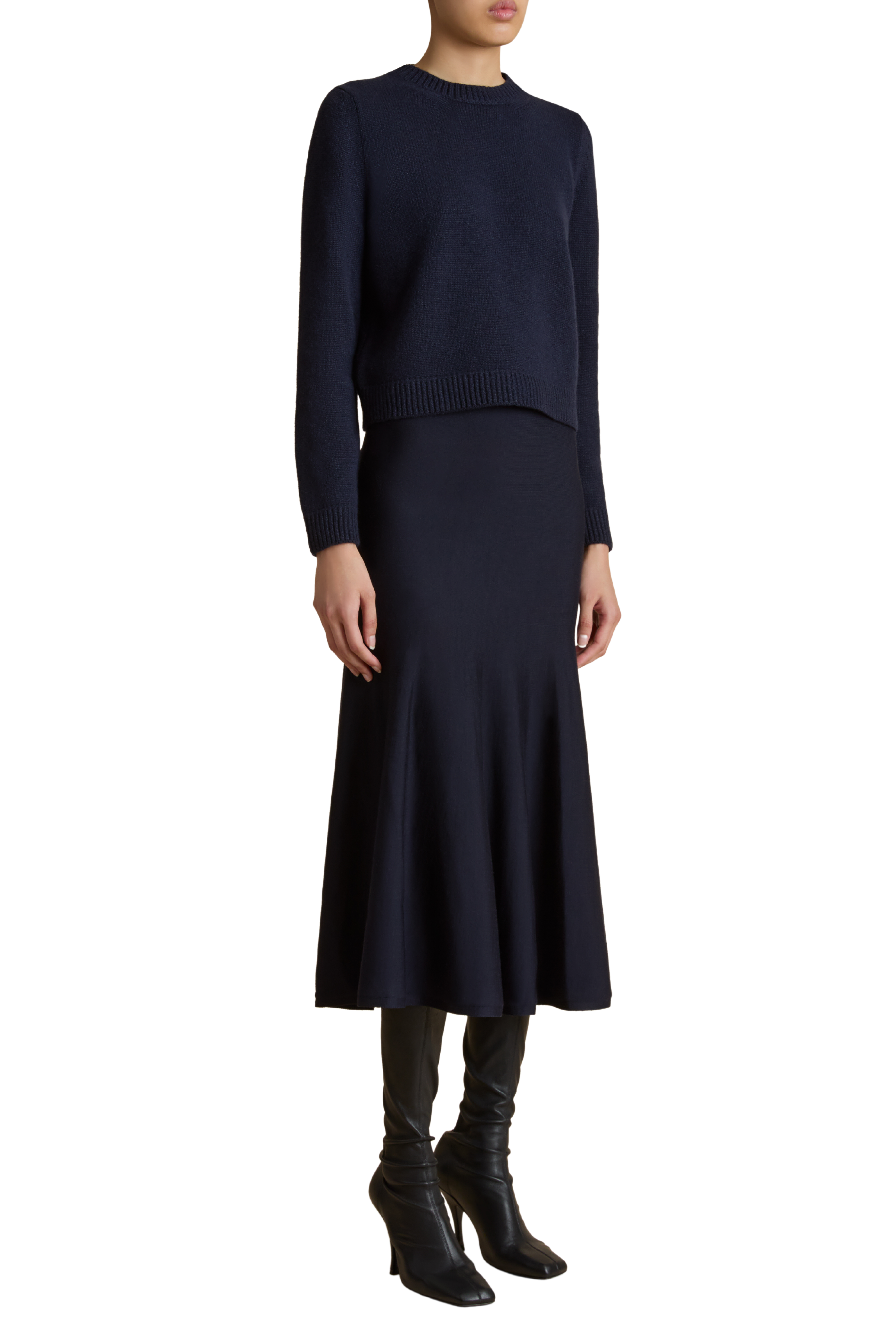 Mayu Merino Wool Knit Skirt