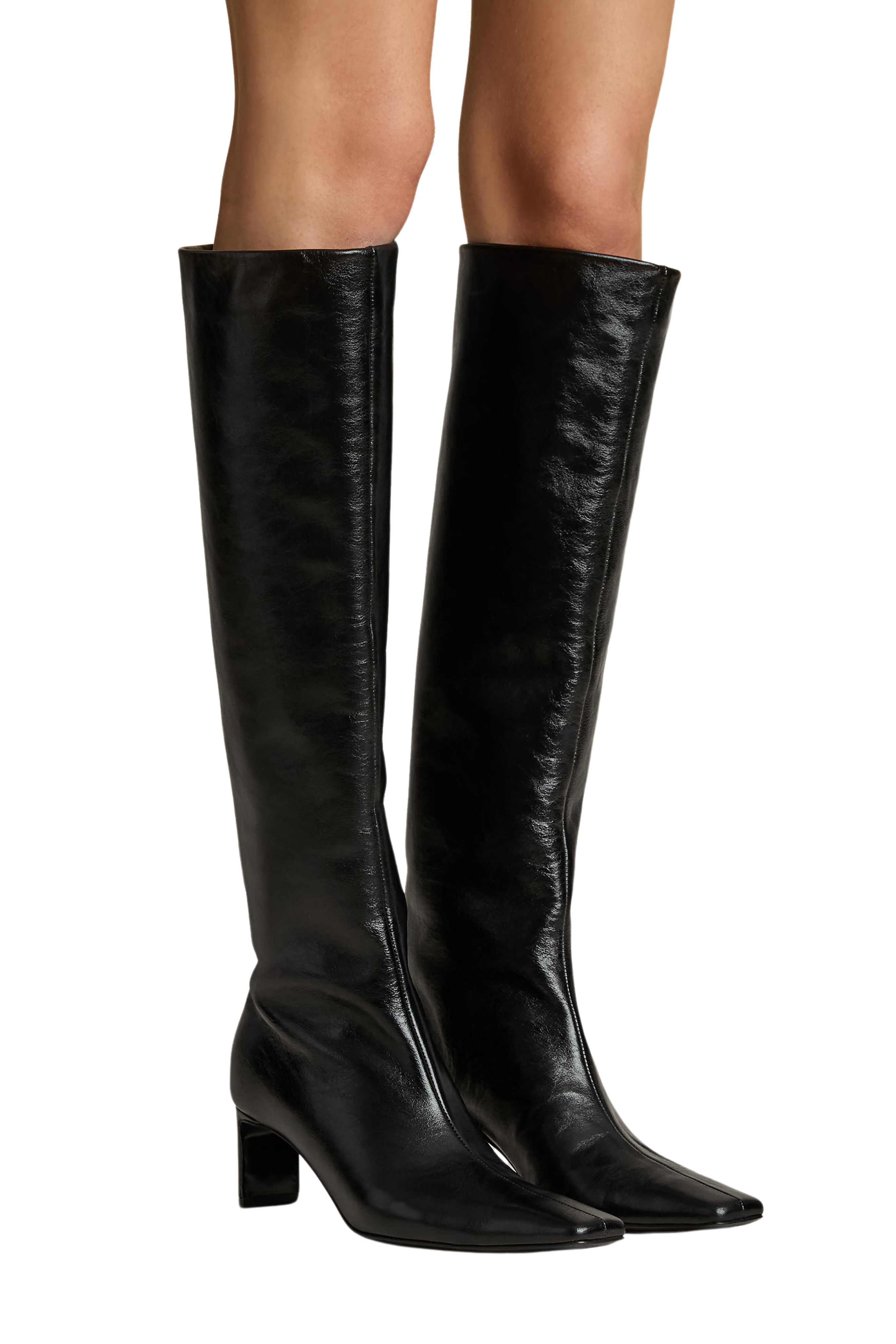 Ona Leather Knee High Boots