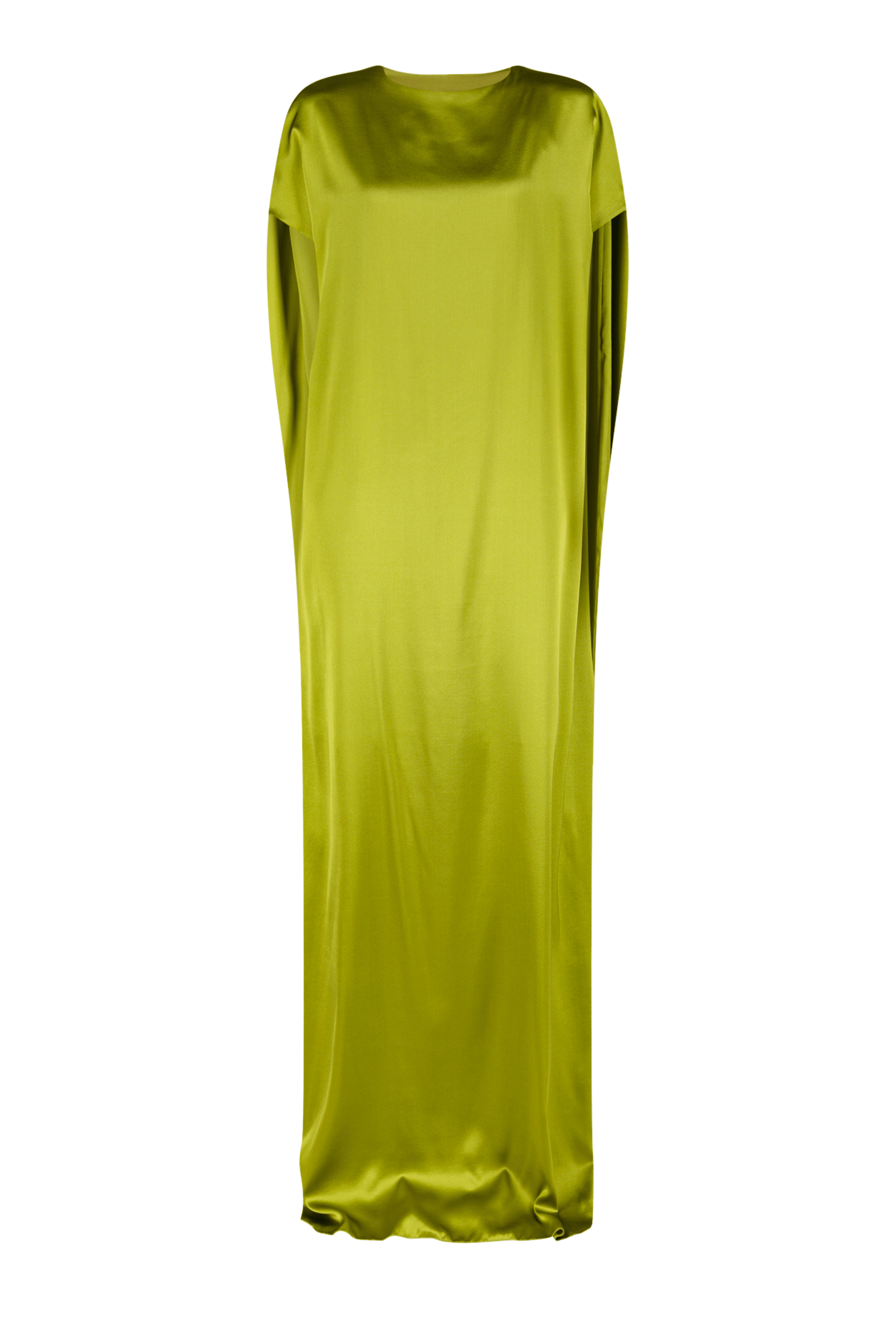 DRIES VAN NOTEN Diria Green Draped Dress