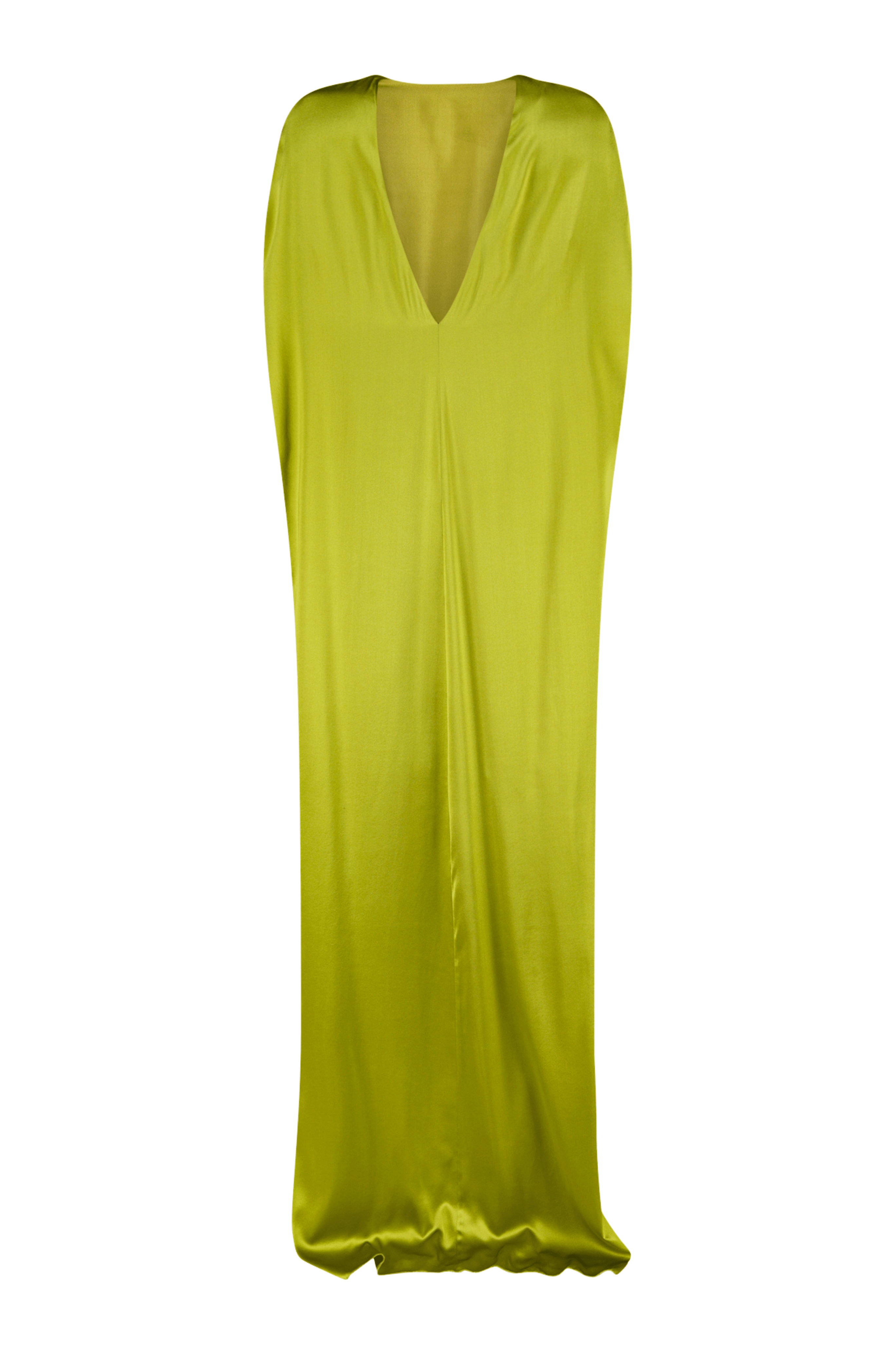 DRIES VAN NOTEN Diria Green Draped Dress