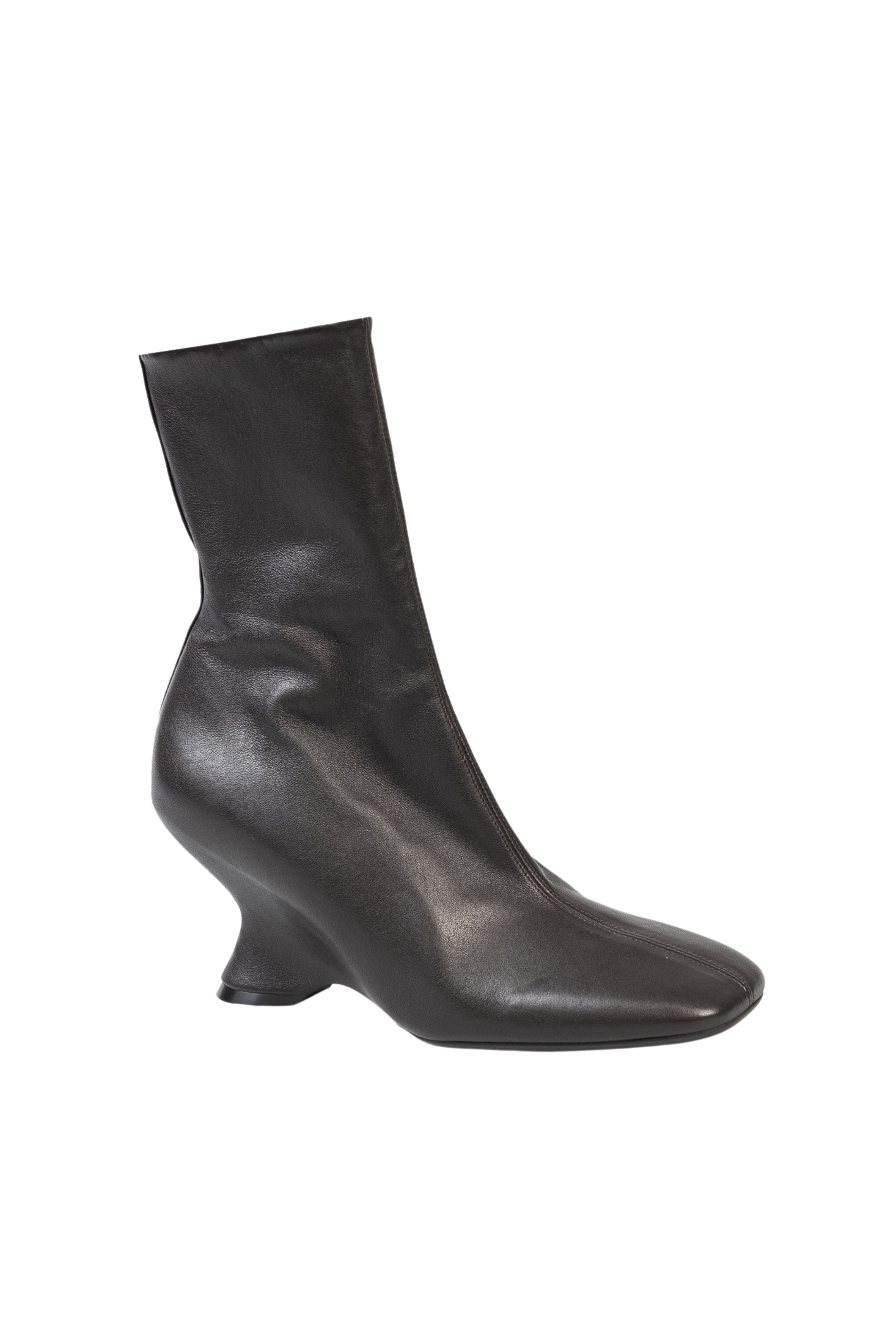 DRIES VAN NOTEN Glove Wedge Stretch Ankle Boots