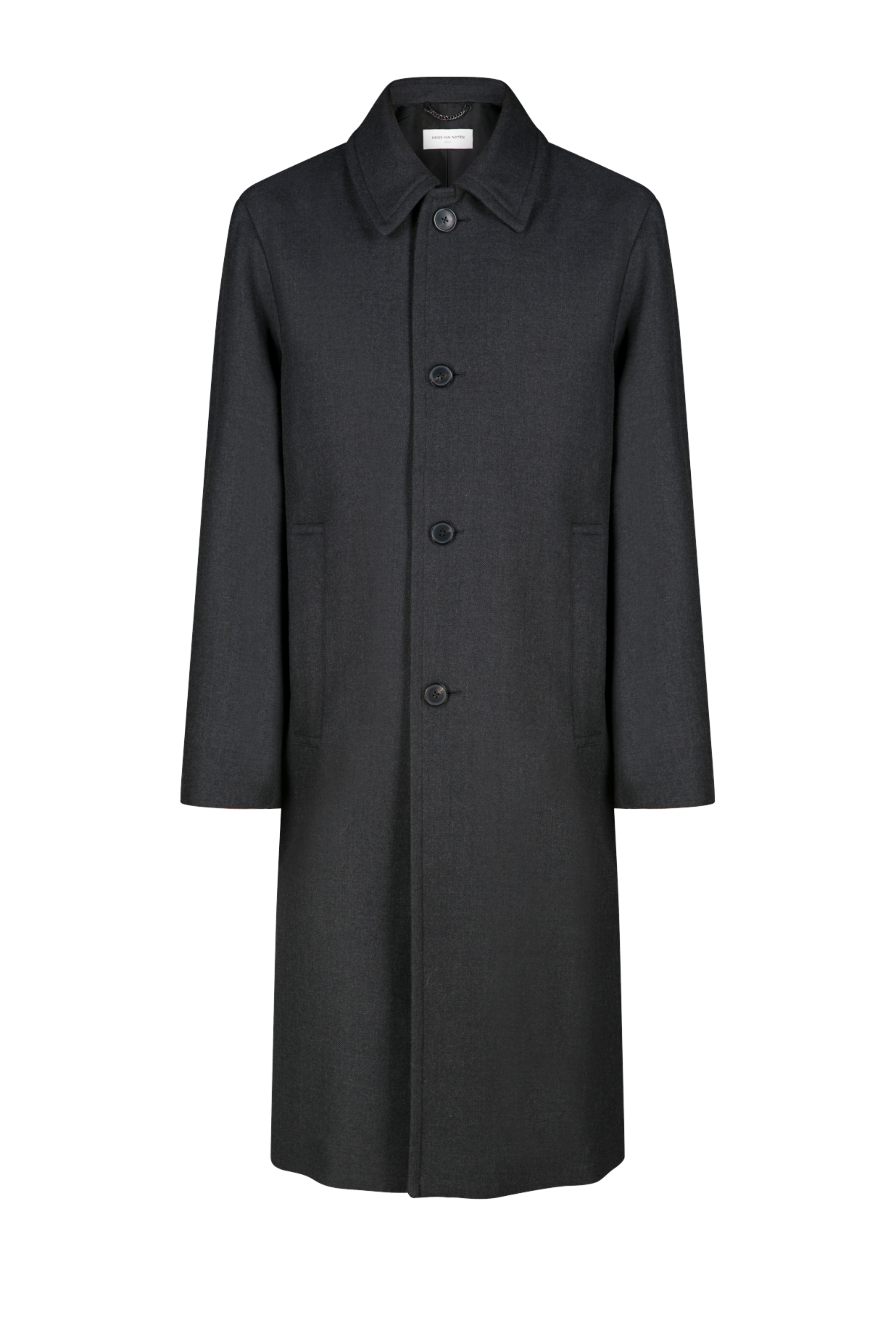 DRIES VAN NOTEN Men's Rank Wool Coat