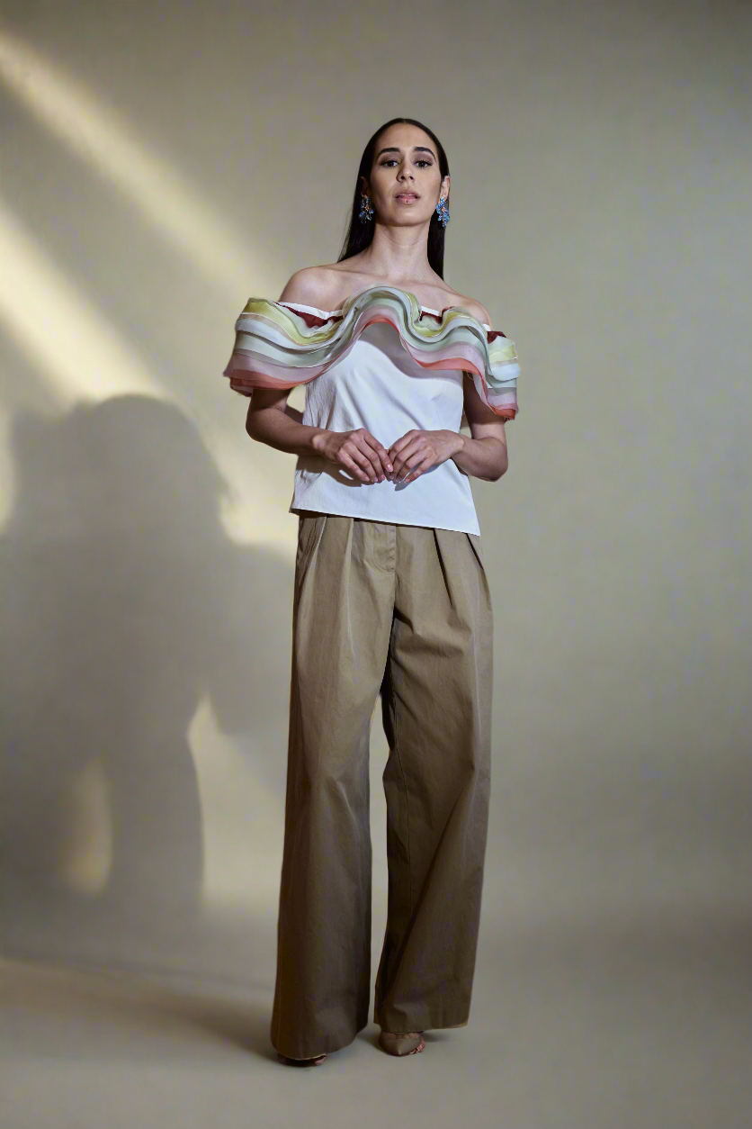 DRIES VAN NOTEN Wide Leg Pants