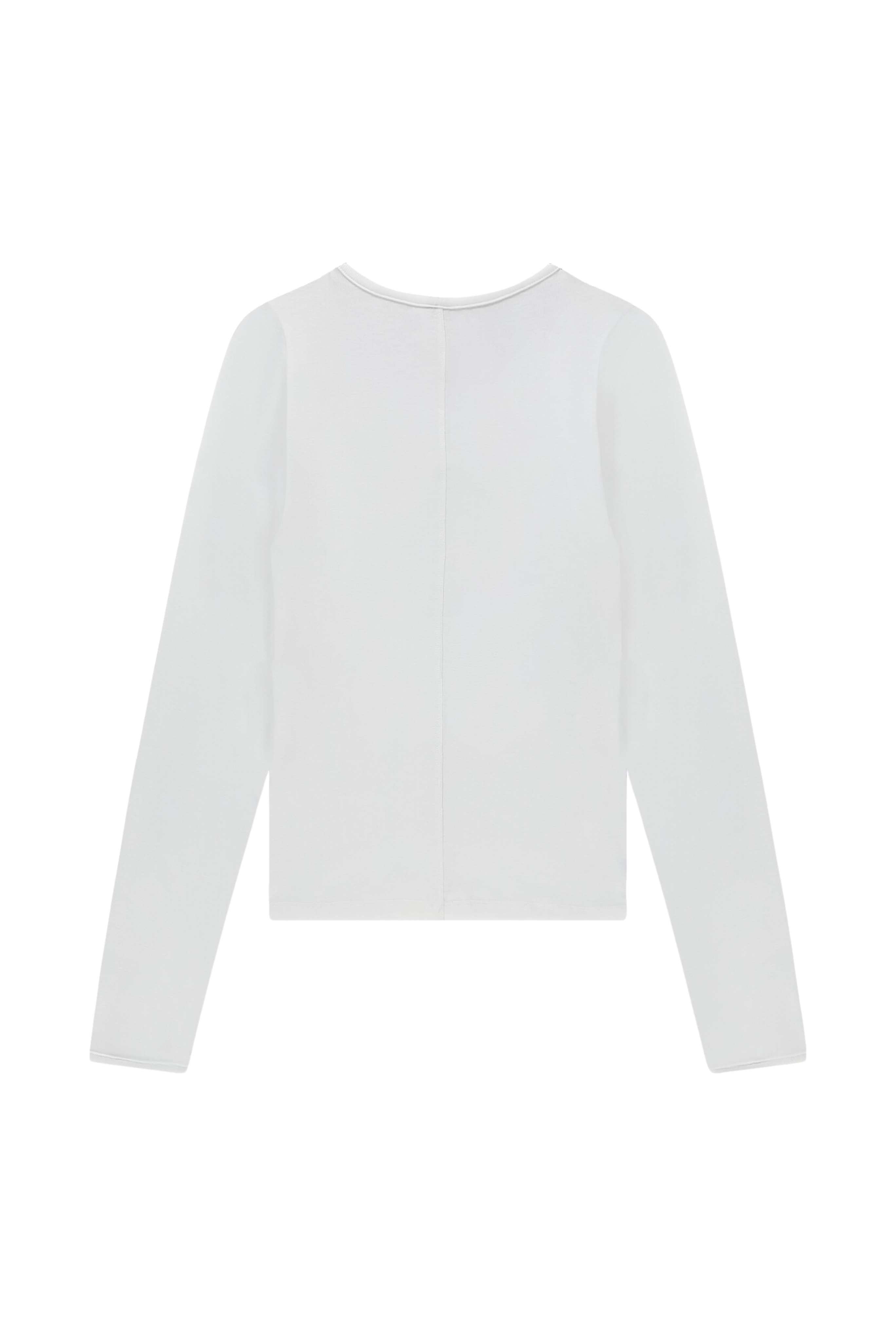 Fem White Long Sleeve Tee