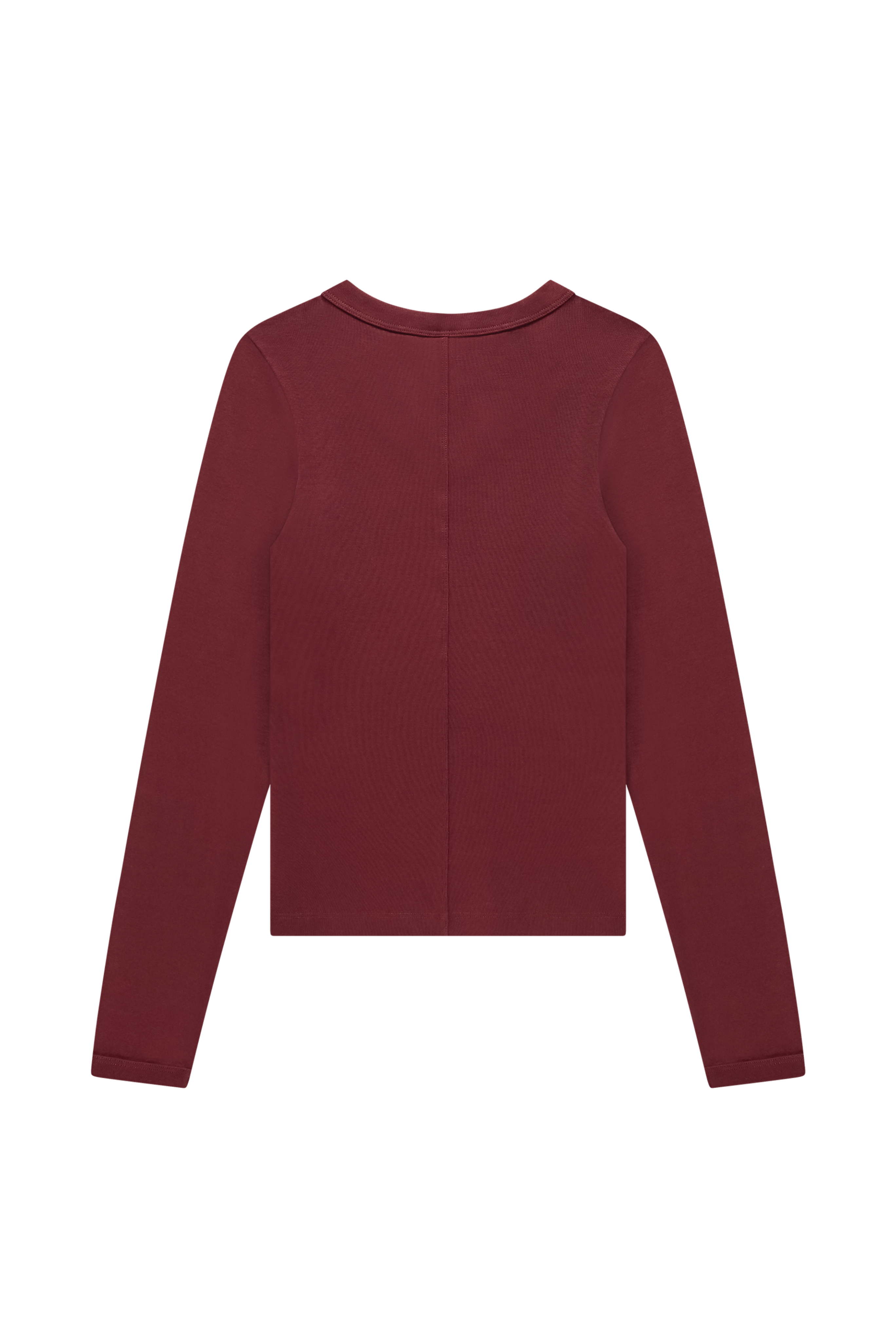 Jill Long Sleeve Tee in Syrah