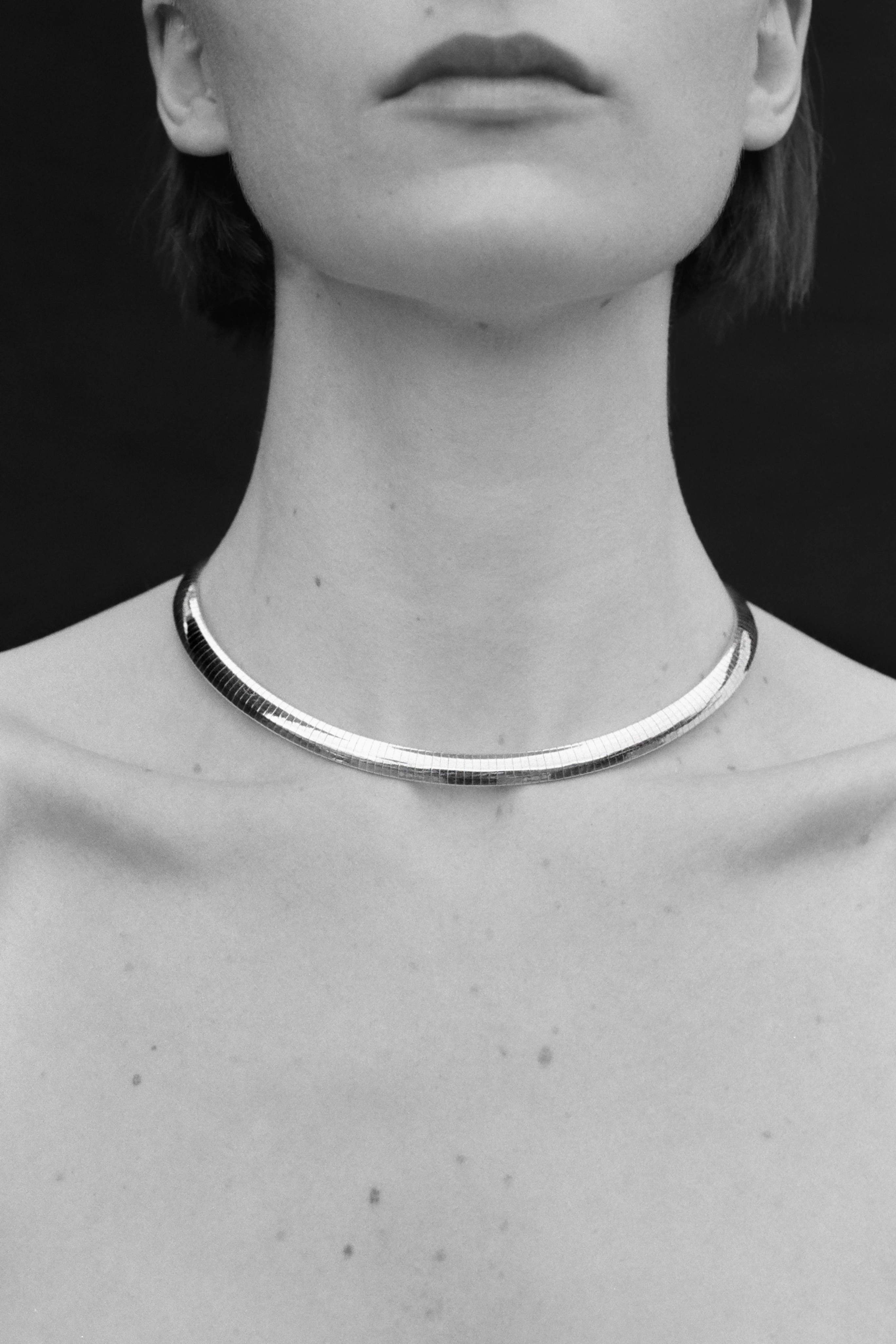 Silver 1930 Collar Necklace