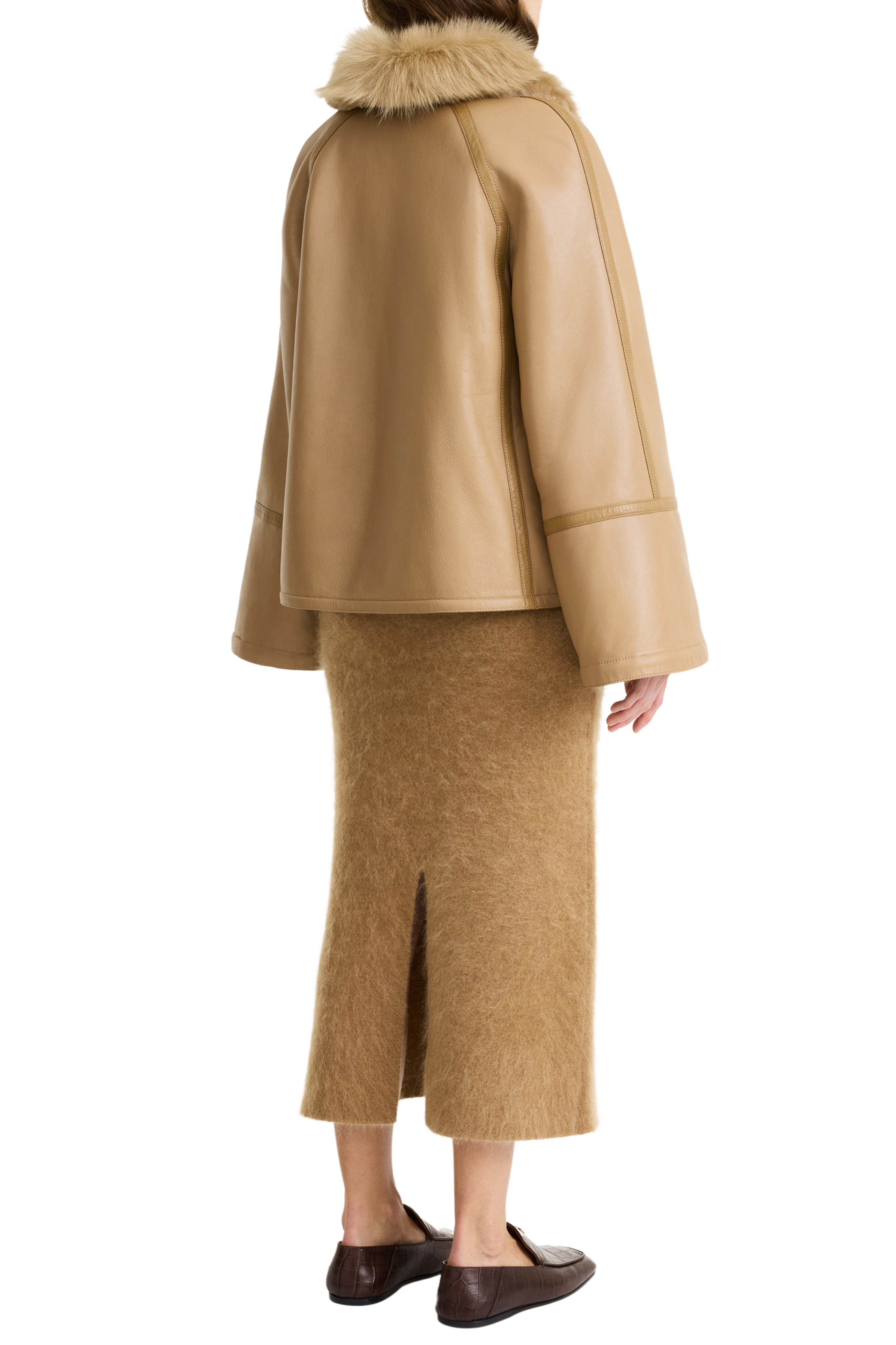 BY MALENE BIRGER Odellies Reversible Shearling Jacket