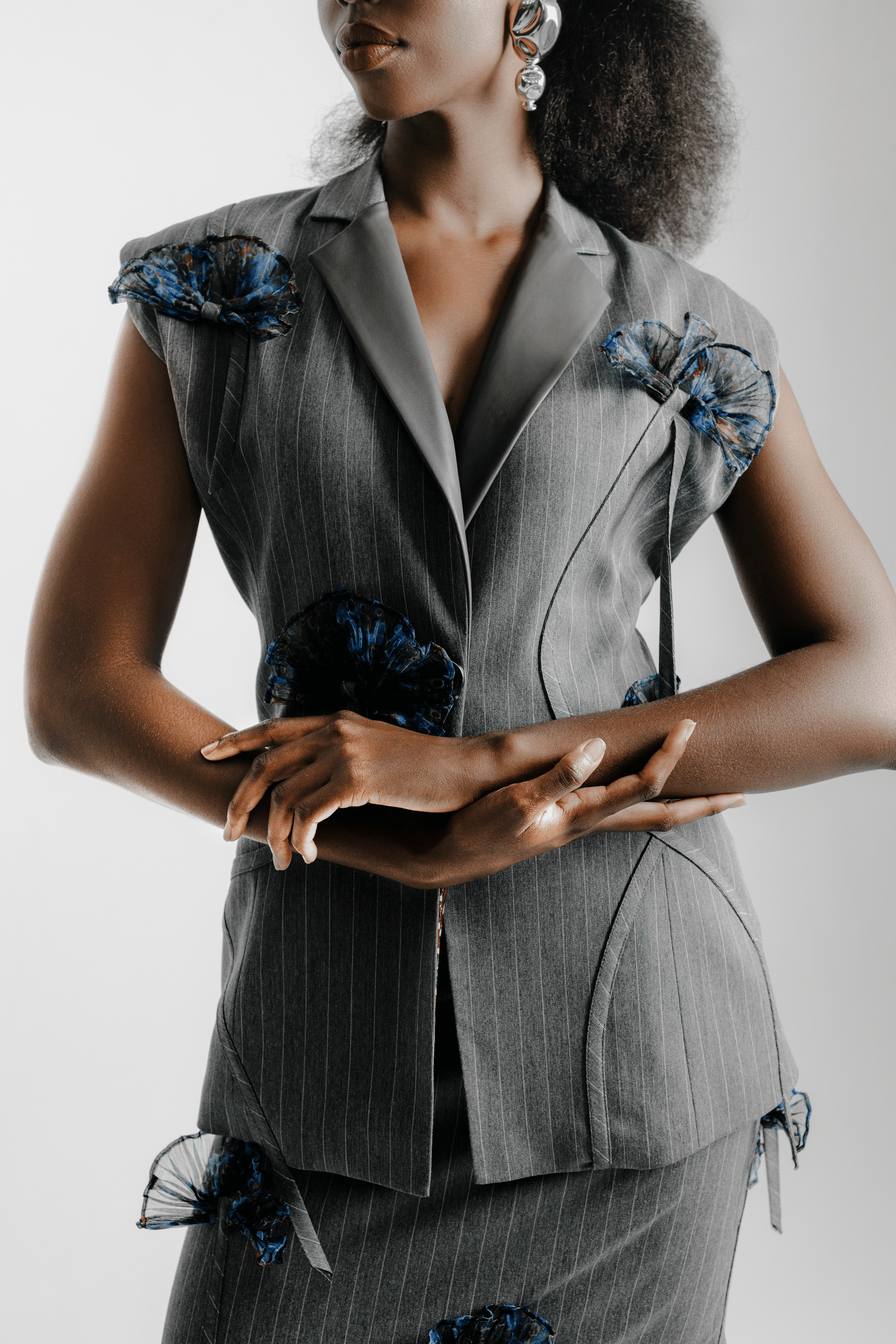 CHRISTIE BROWN x McMullen Gia Grey Vest