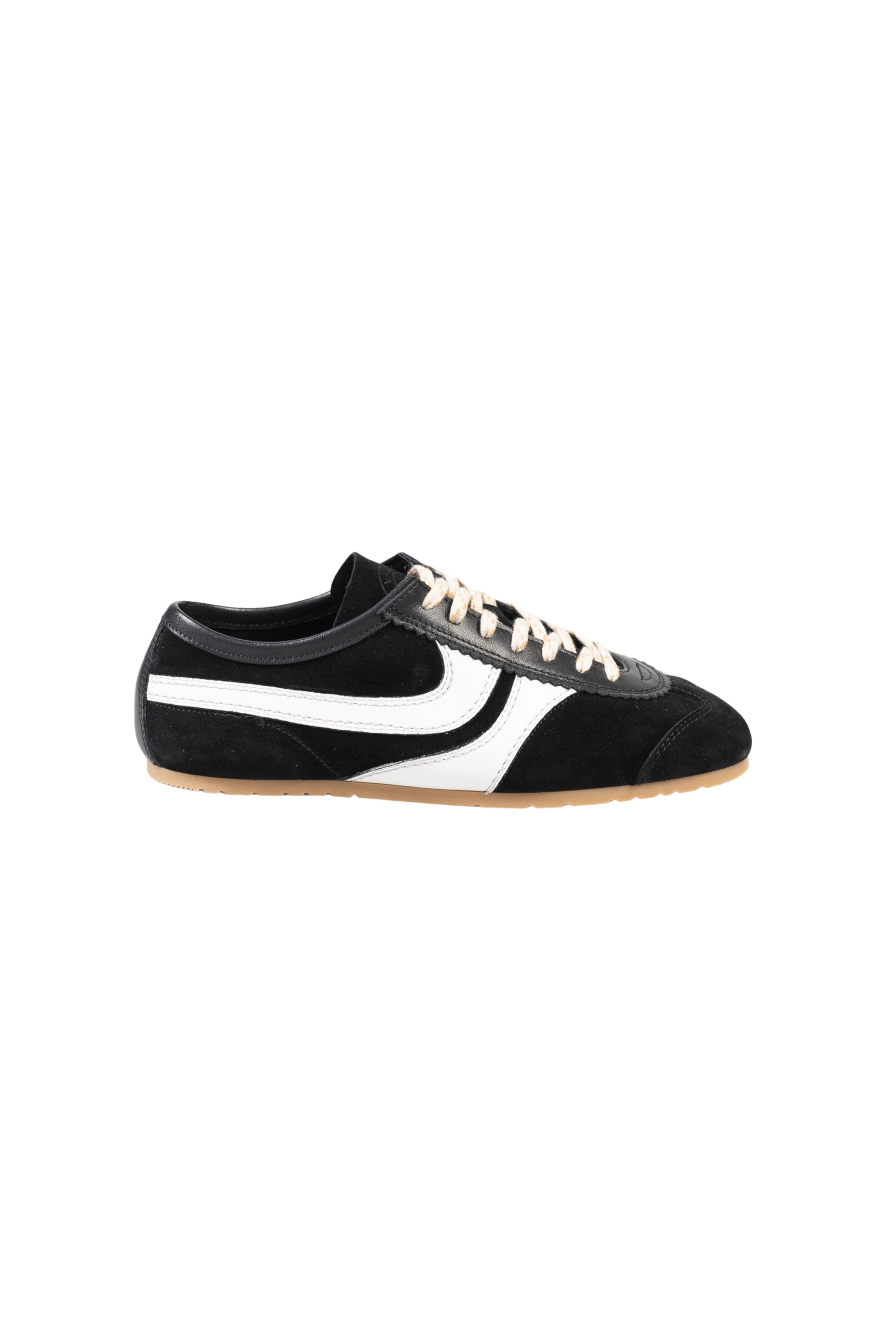 DRIES VAN NOTEN Suede Black Sneakers