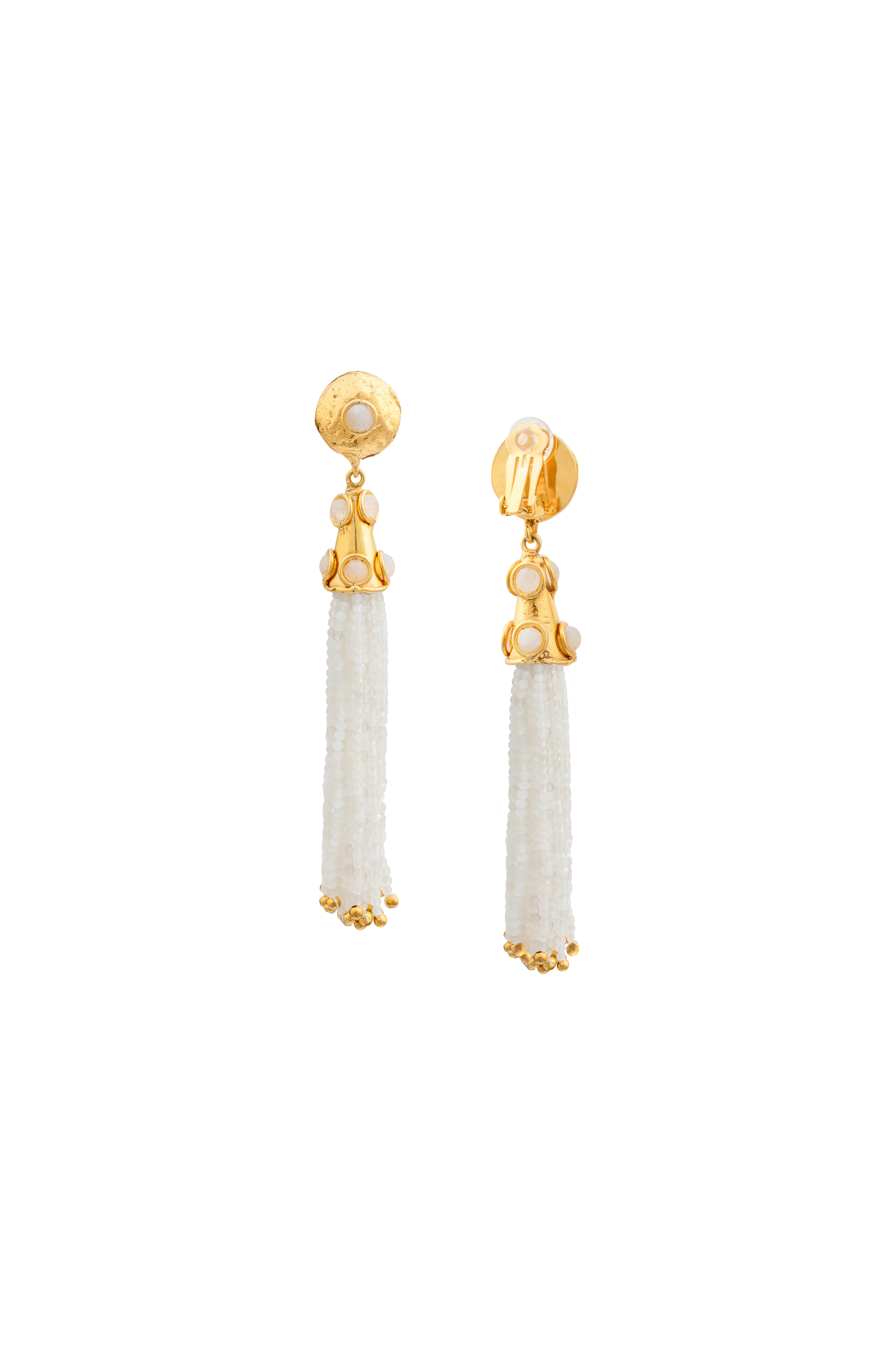 Gio Earrings in Moon Stone