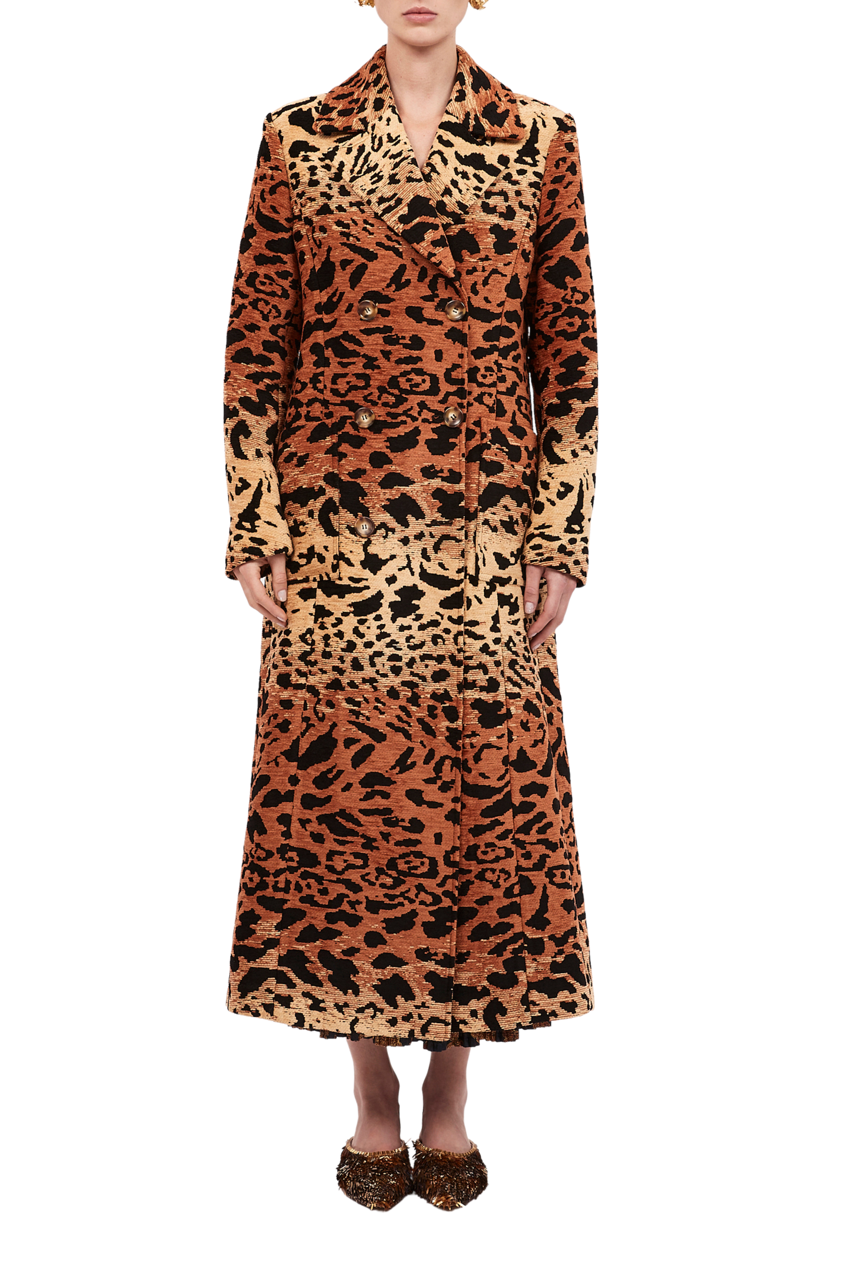 Valentina Jacquard Coat