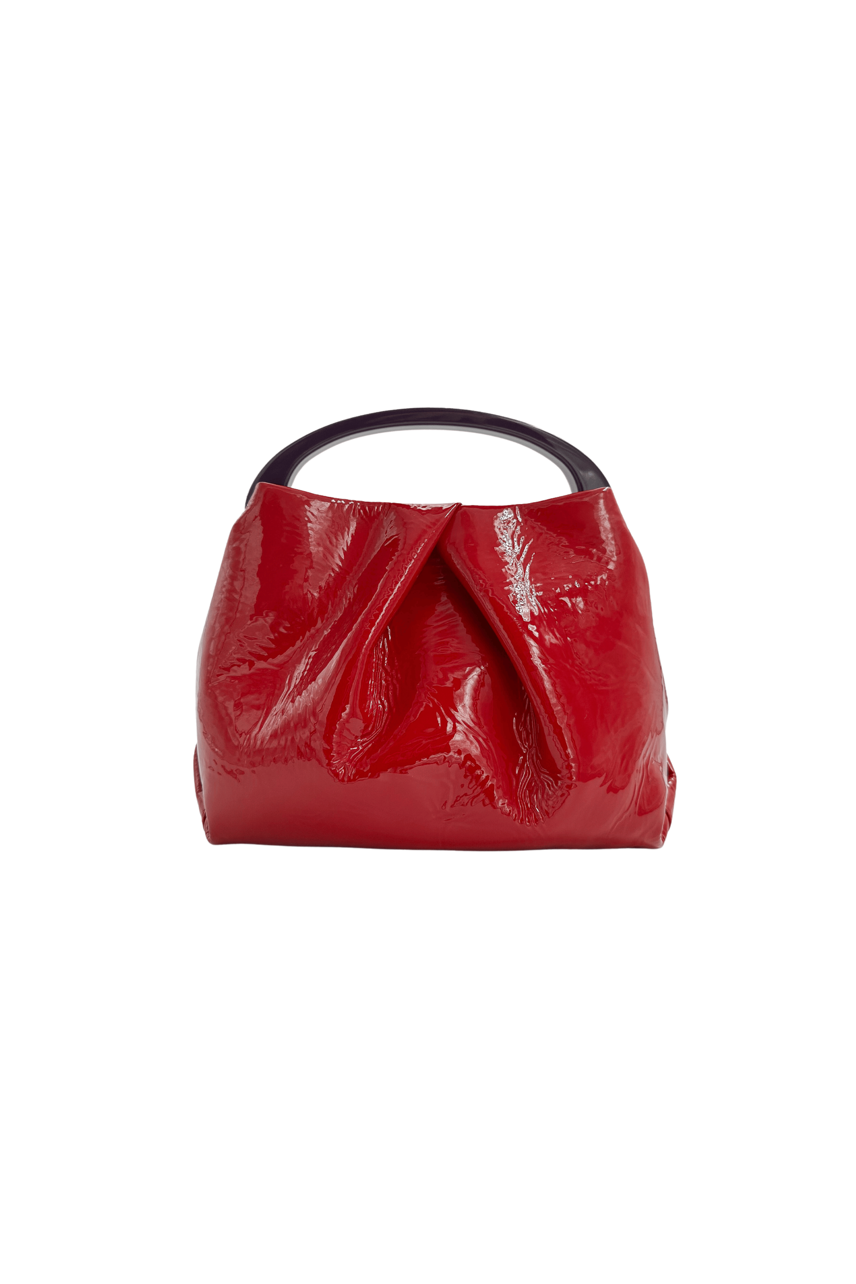 DRIES VAN NOTEN Red Mini Crisp Handle Bag