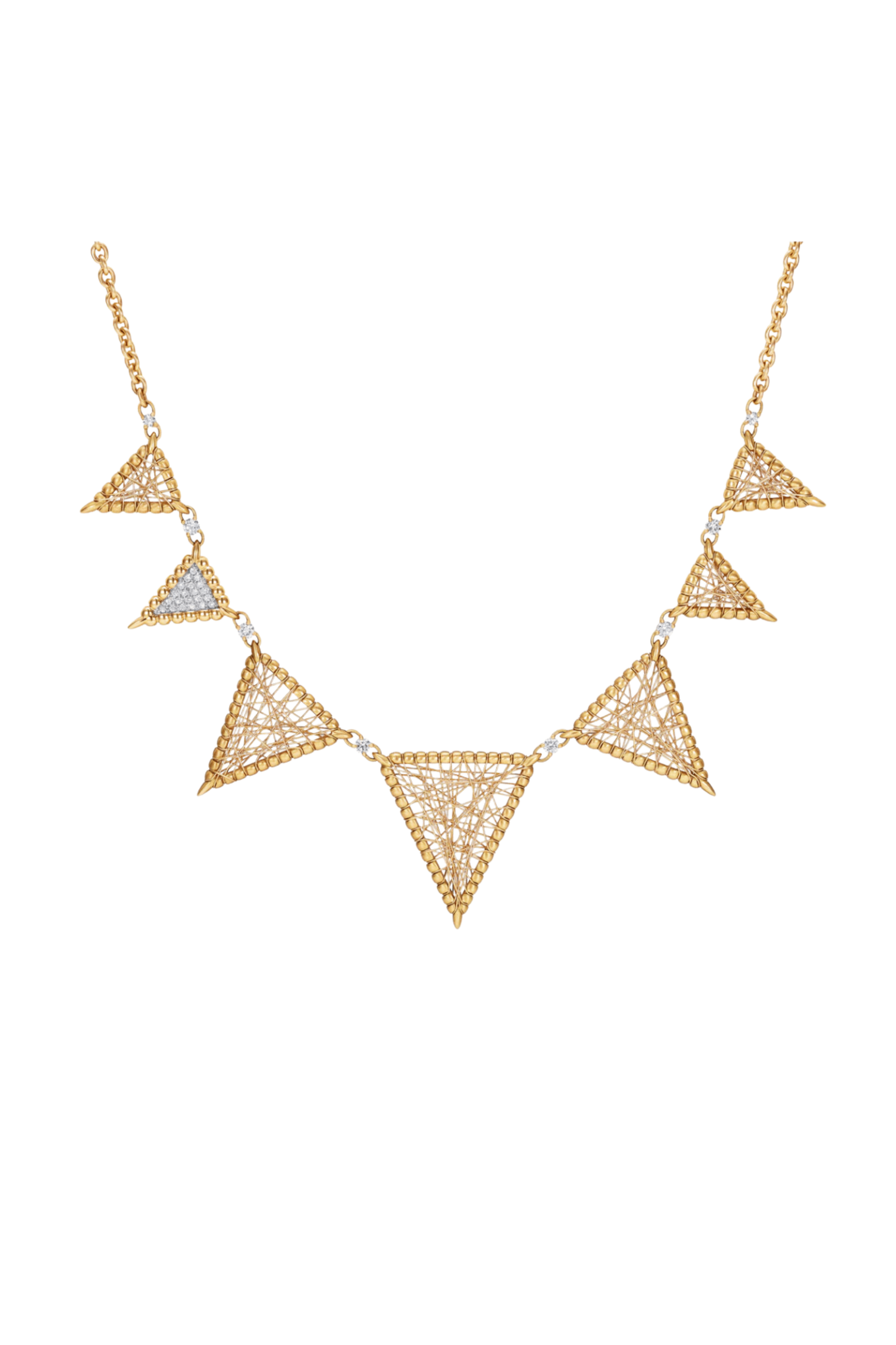 Sybil 7 Point Diamond Necklace