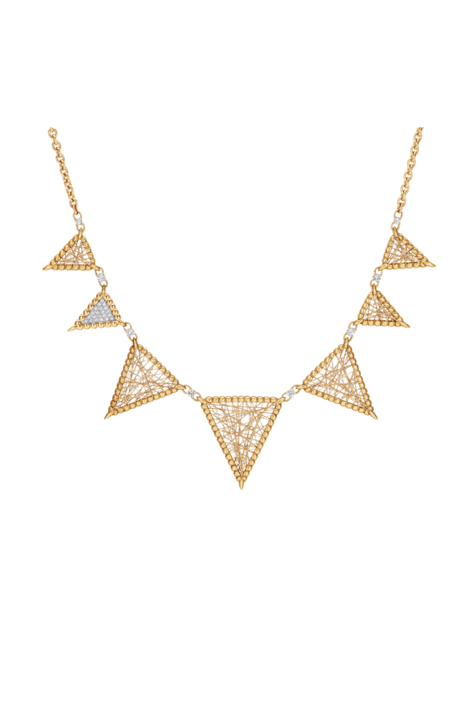 Sybil 7 Point Diamond Necklace