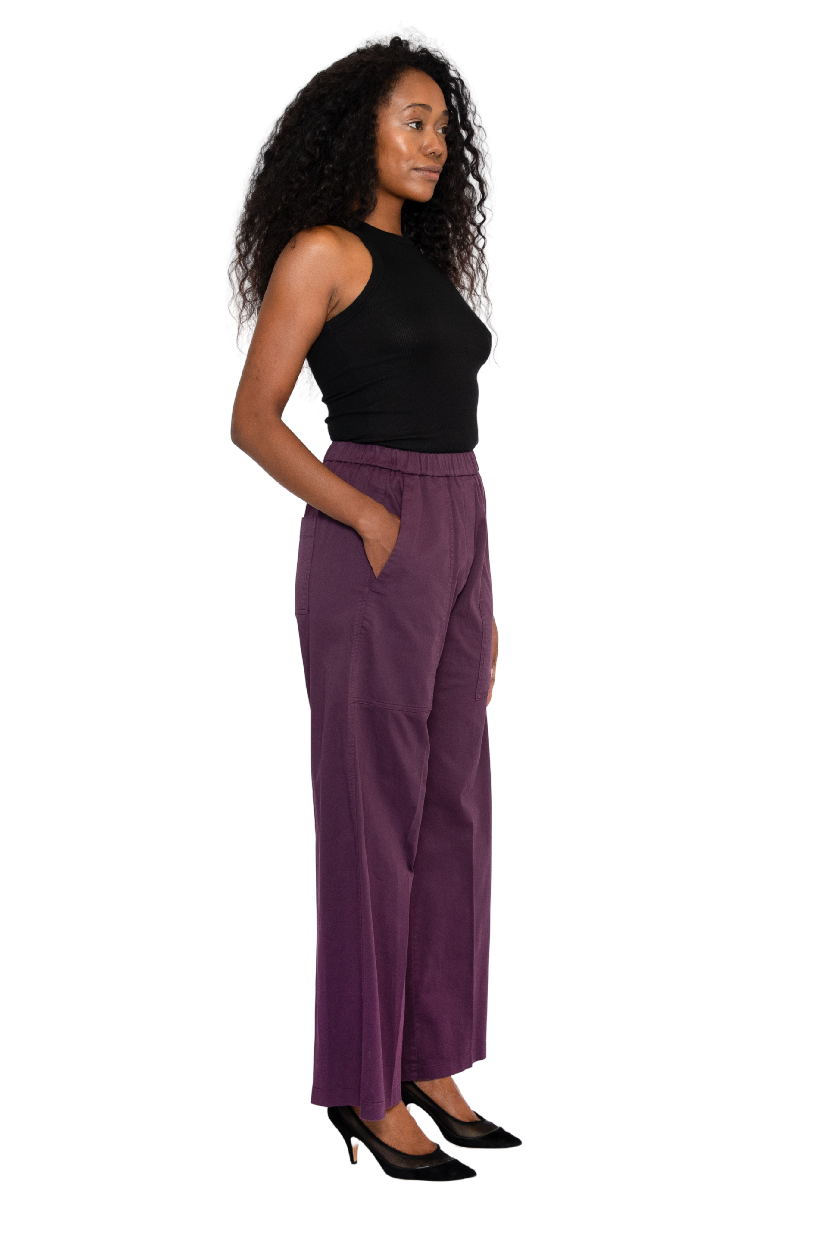 FORTE FORTE Palazzo Cargo Pants