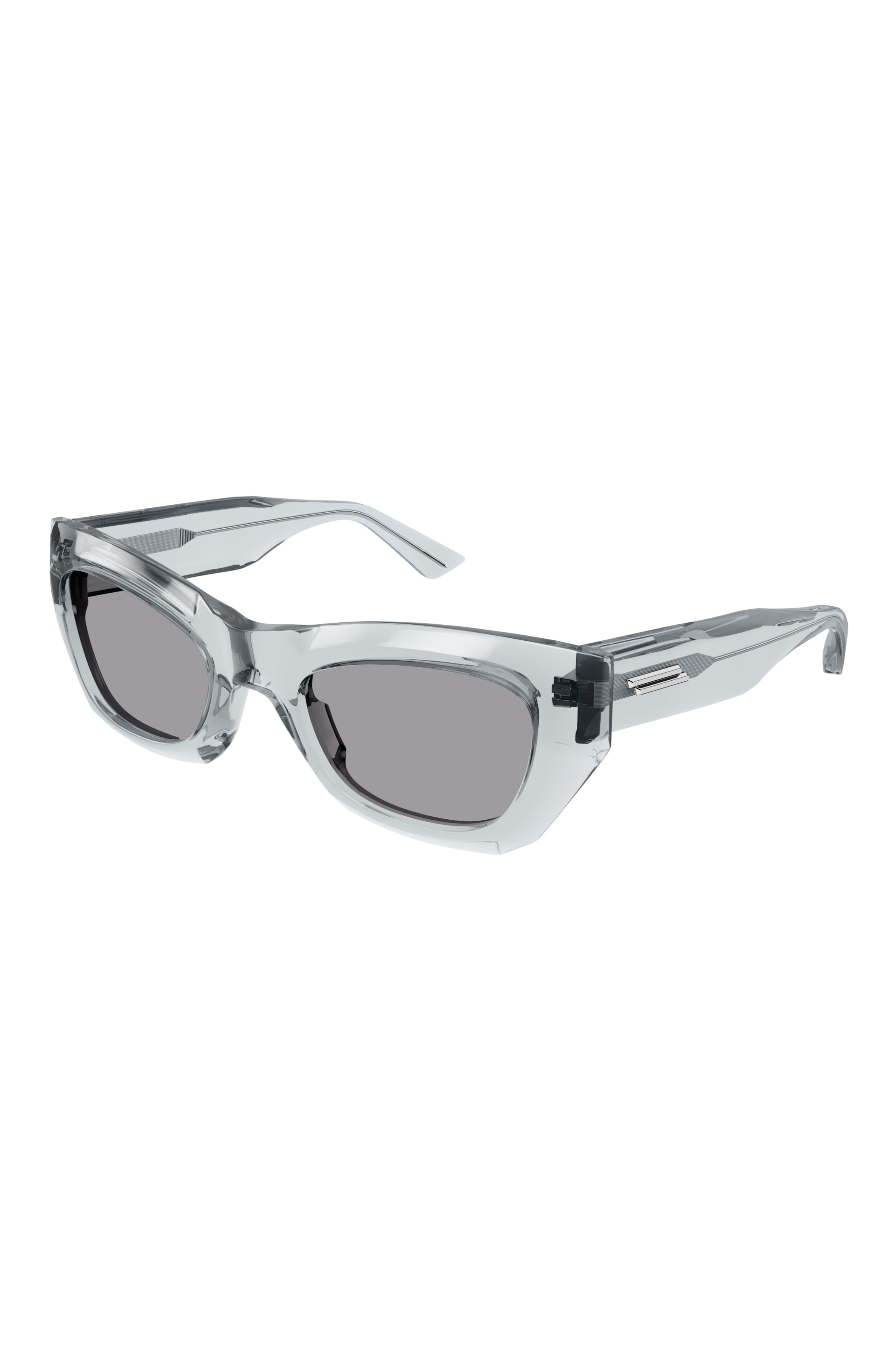 BOTTEGA VENETA Shiny Transparent Cat Eye Sunglasses