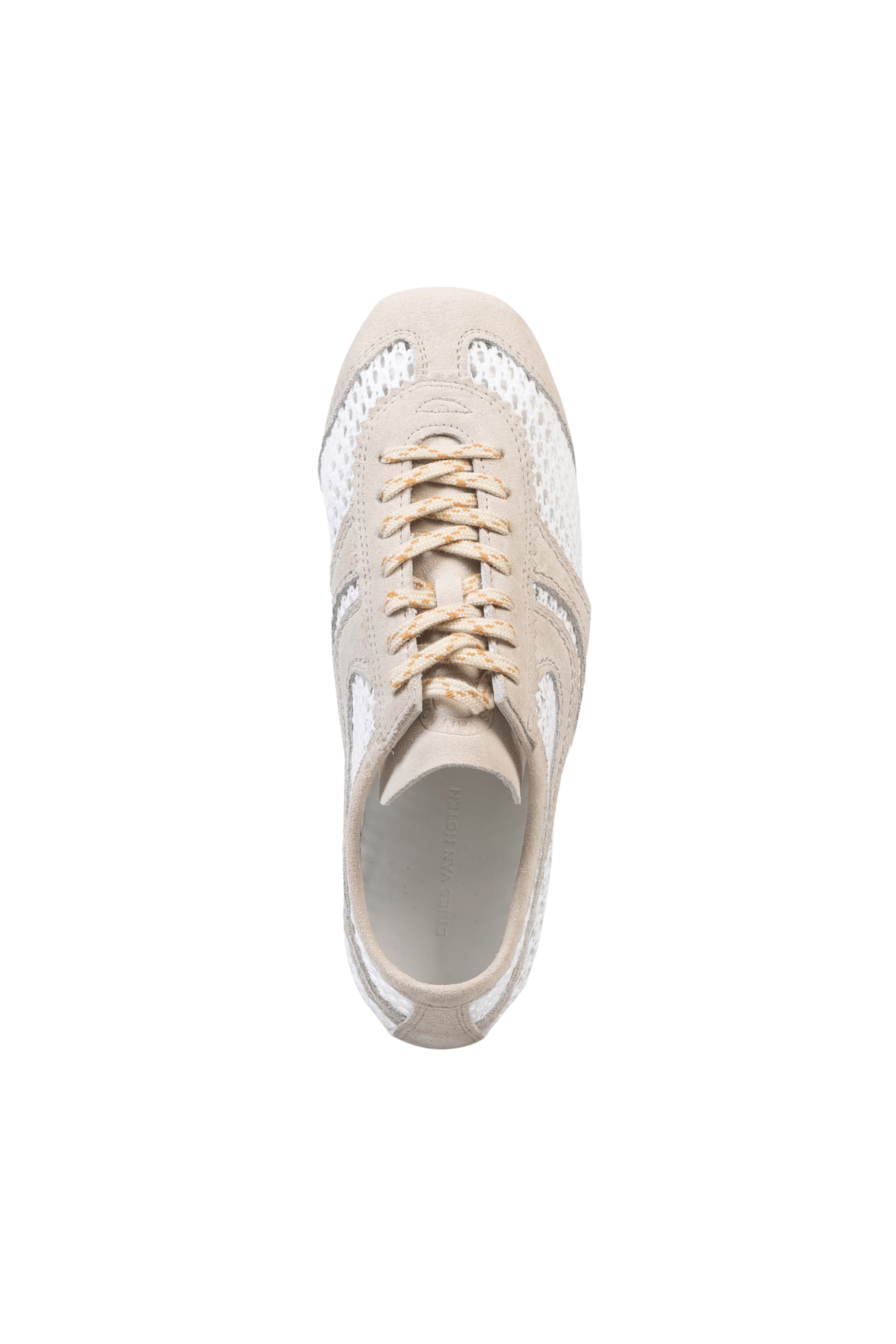 DRIES VAN NOTEN Mesh Combo White Sneakers