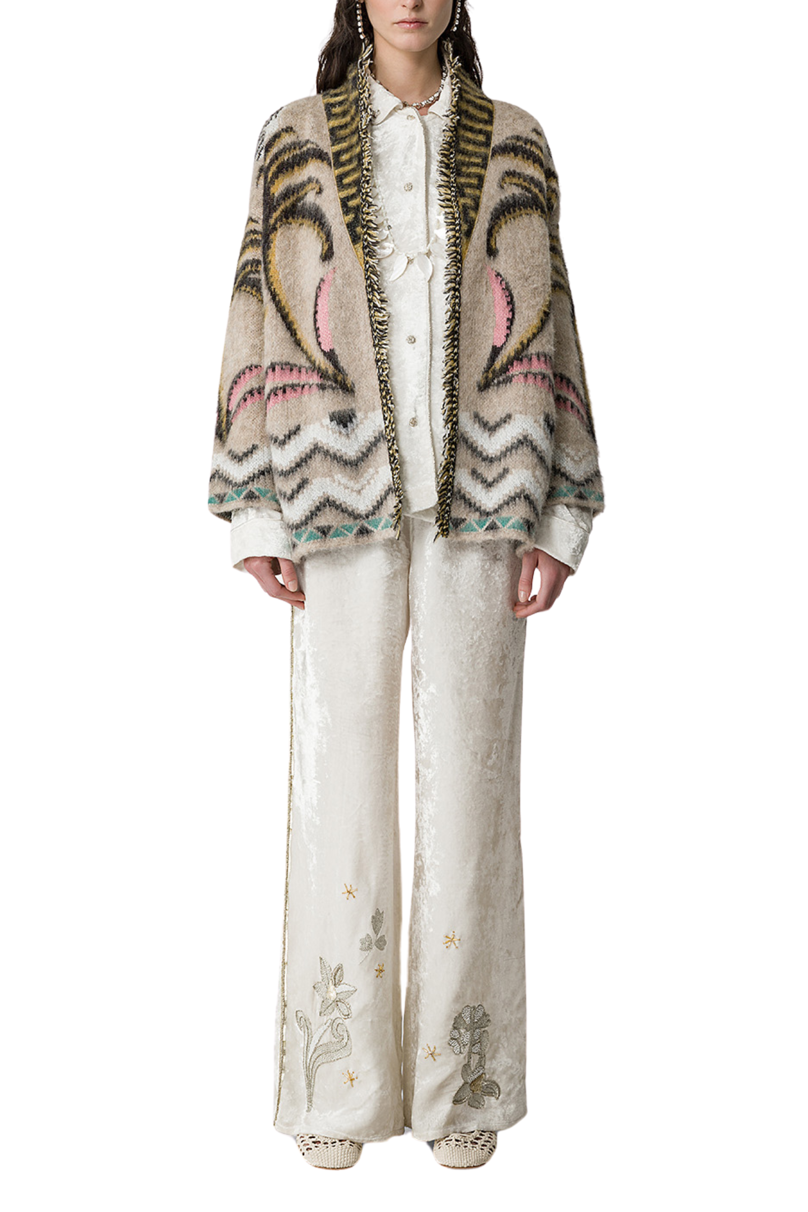 Sacred Forest Jacquard Cardigan