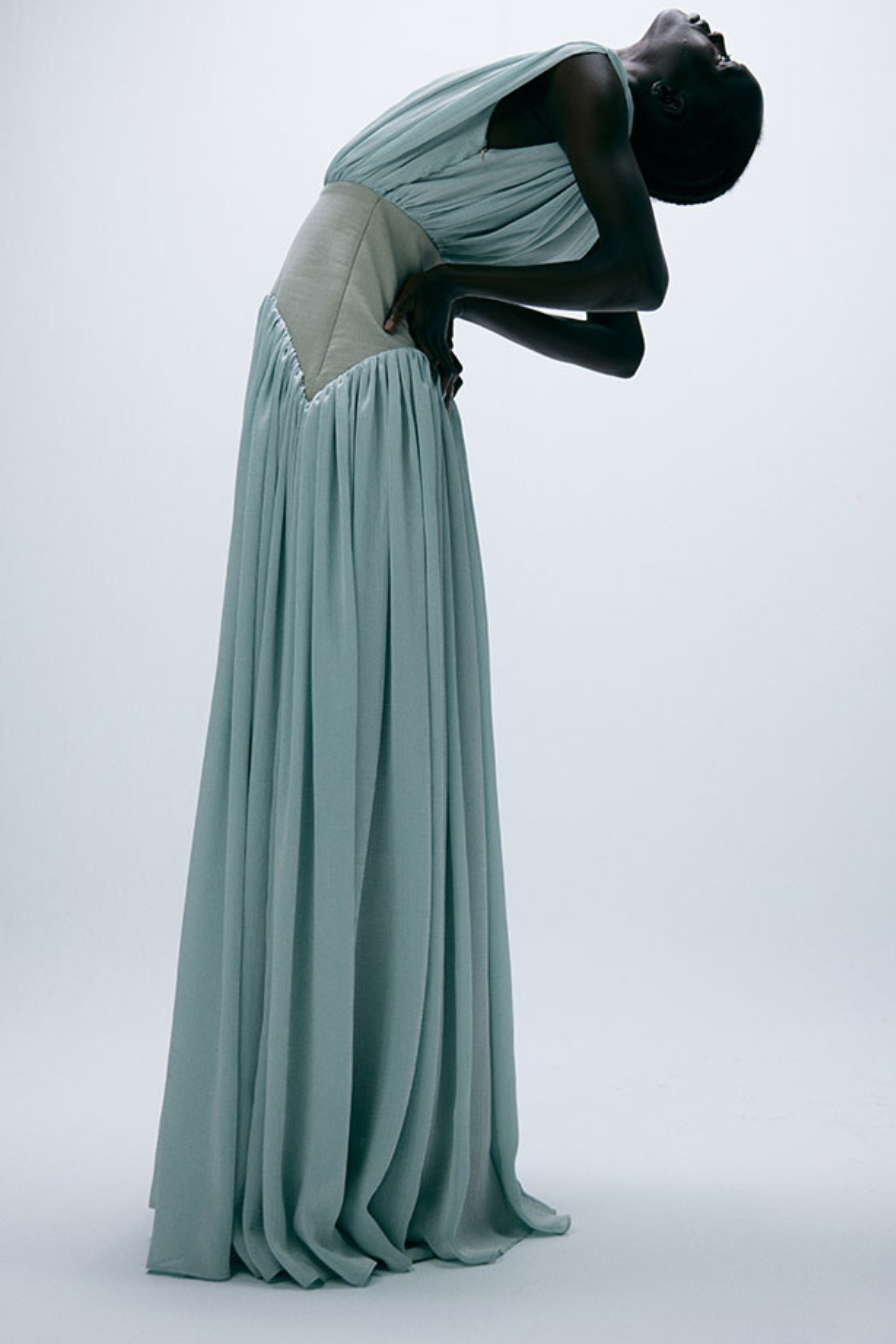 ABADIA Suri Pleated Dress