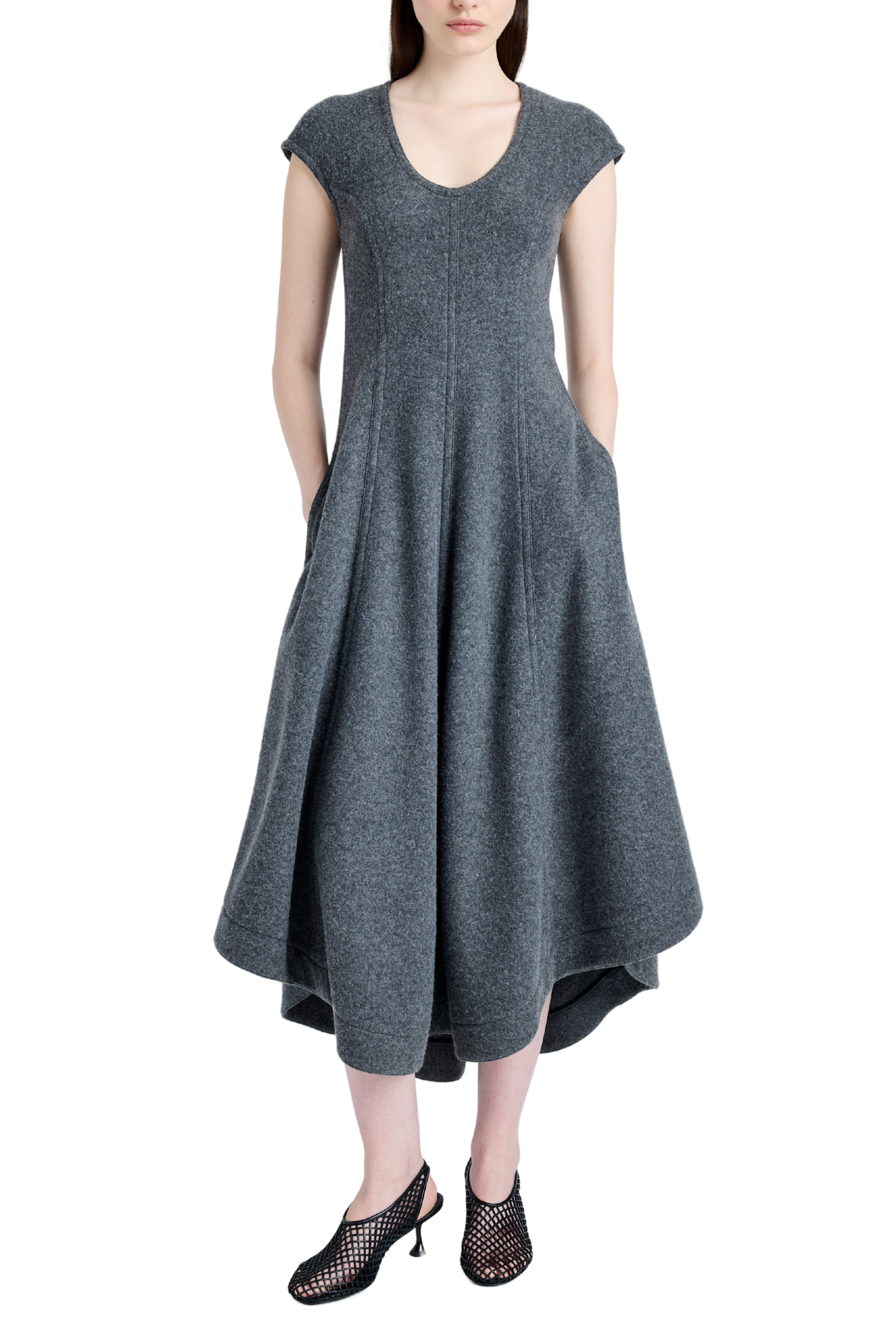 Delilah Wool Jersey Dress