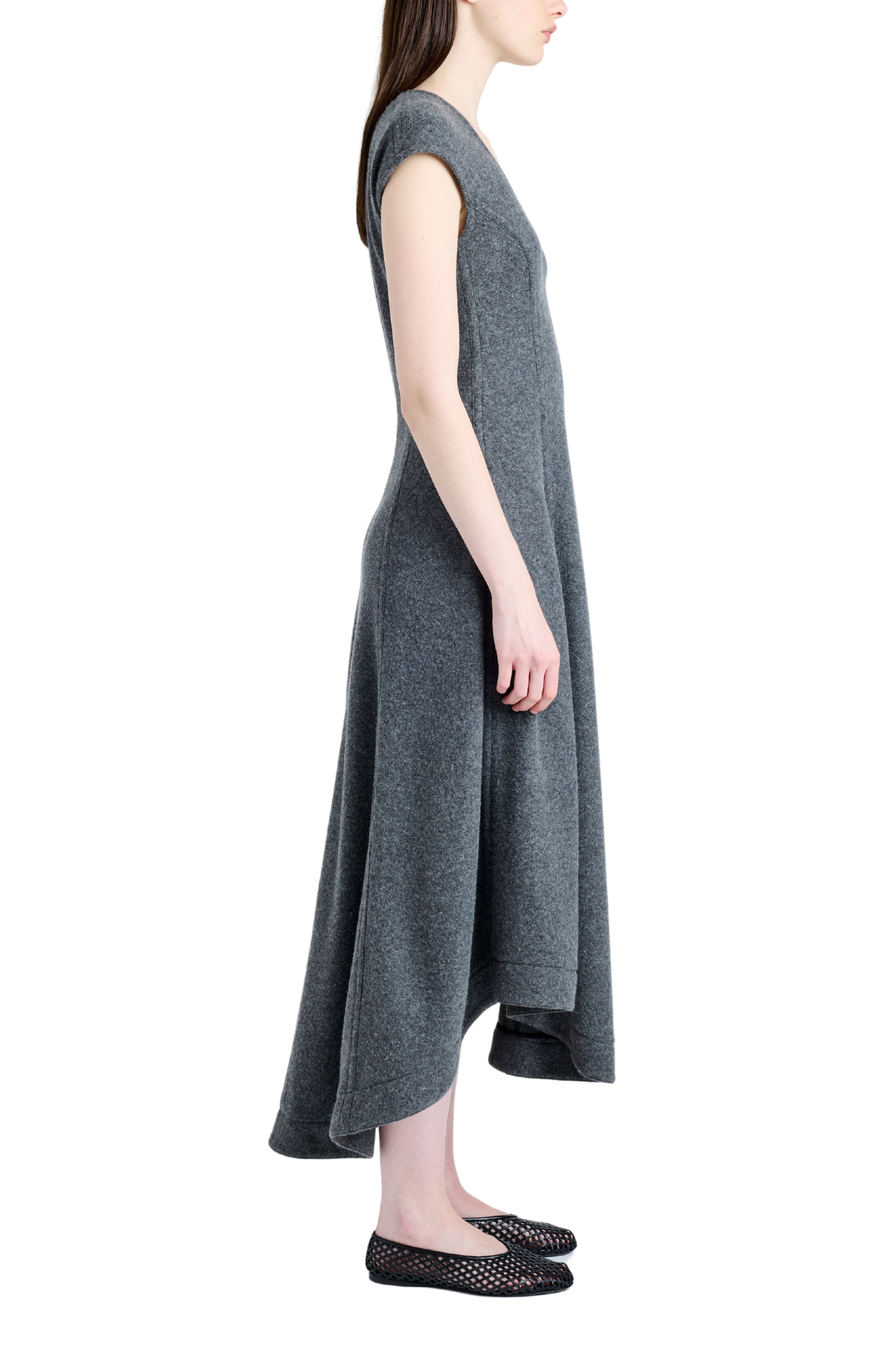 Delilah Wool Jersey Dress