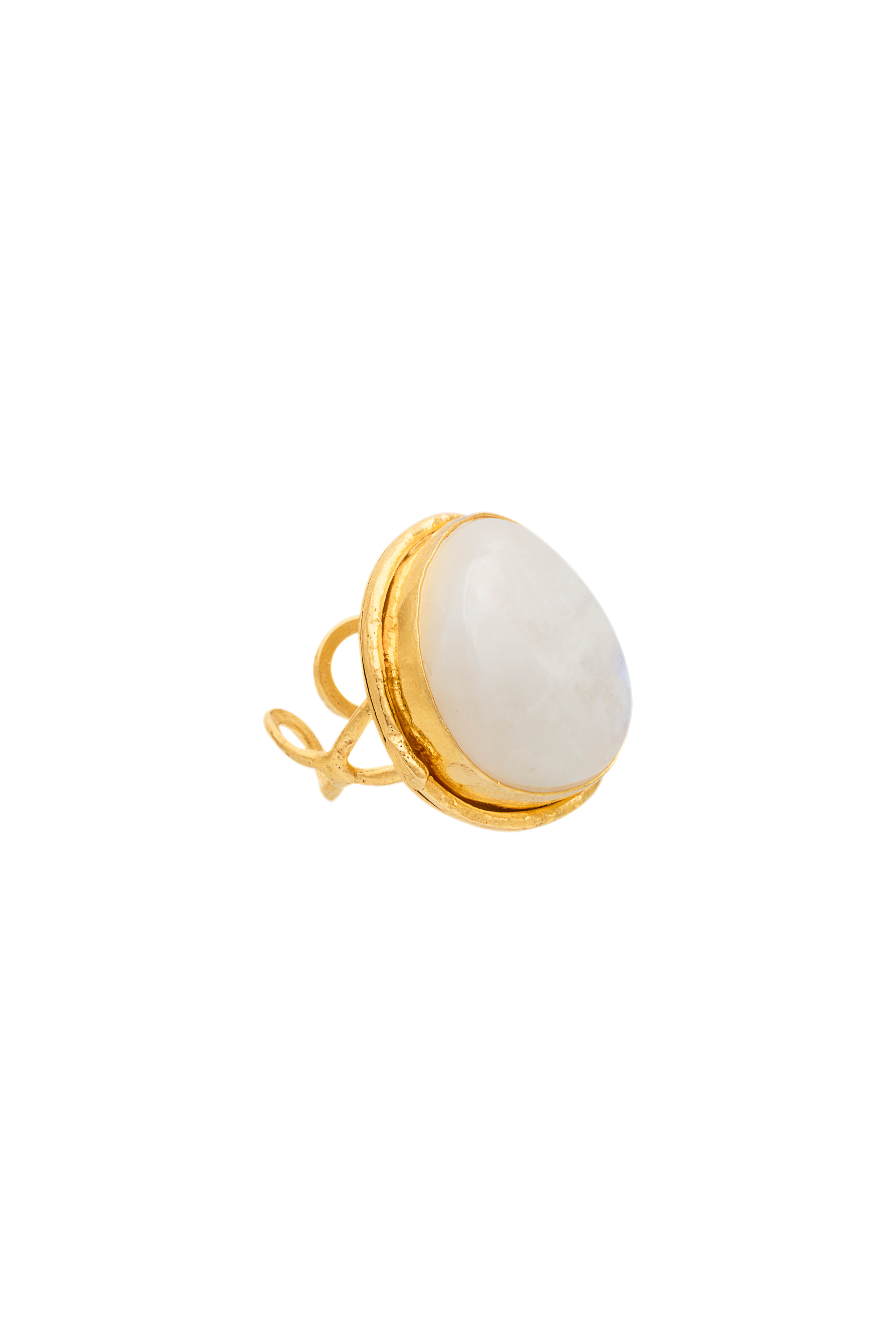 SYLVIA TOLEDANO Macaron Ring in Moon Stone