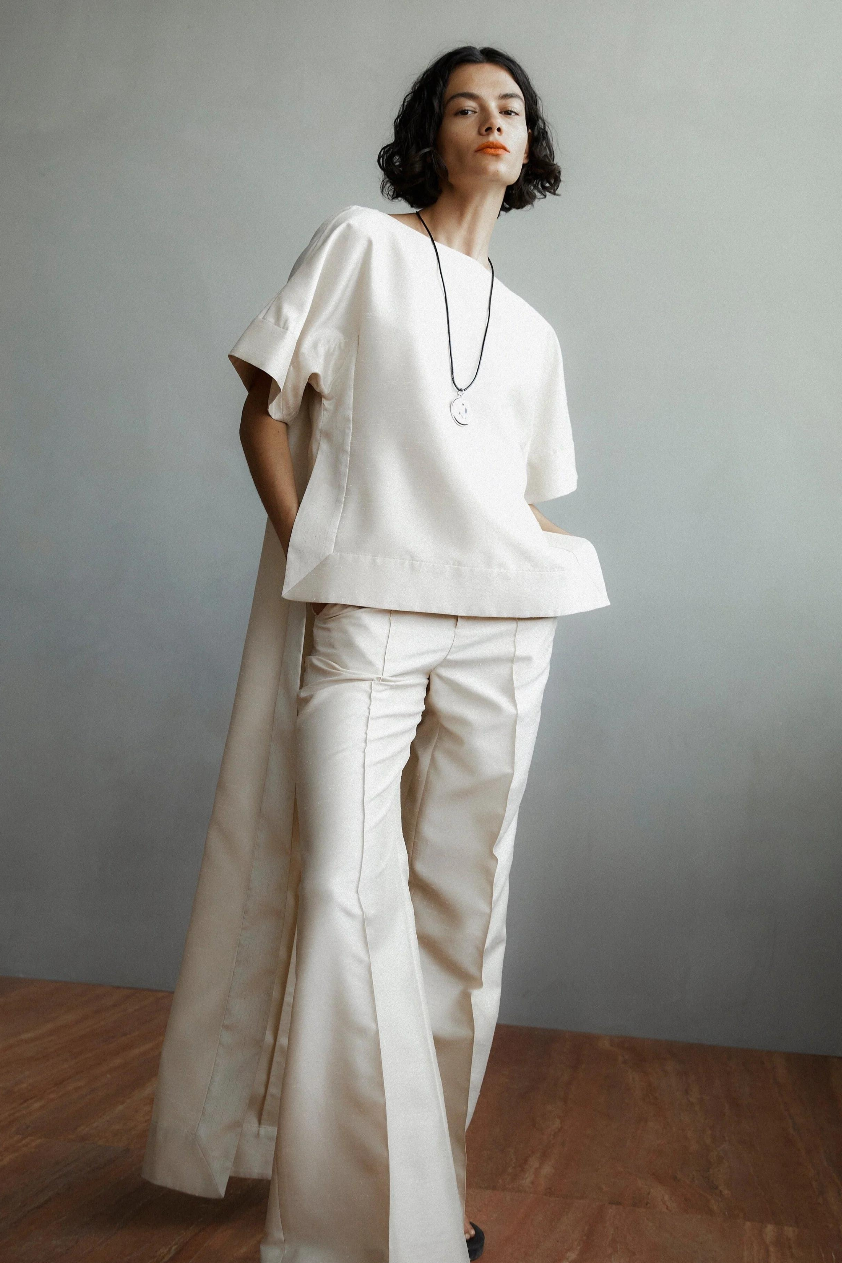 Paneled Flare Pant