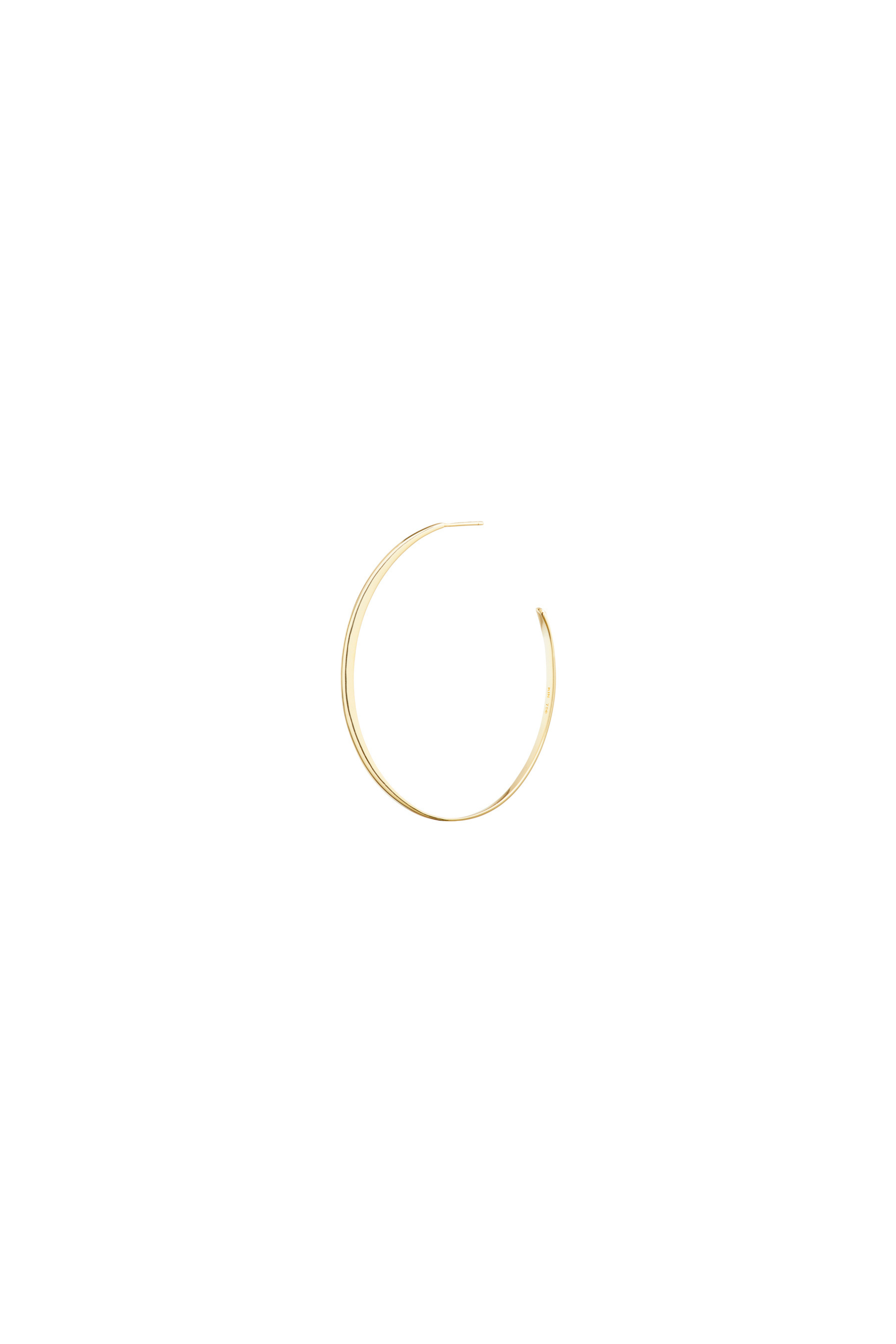 Medium Glow Gold Hoop