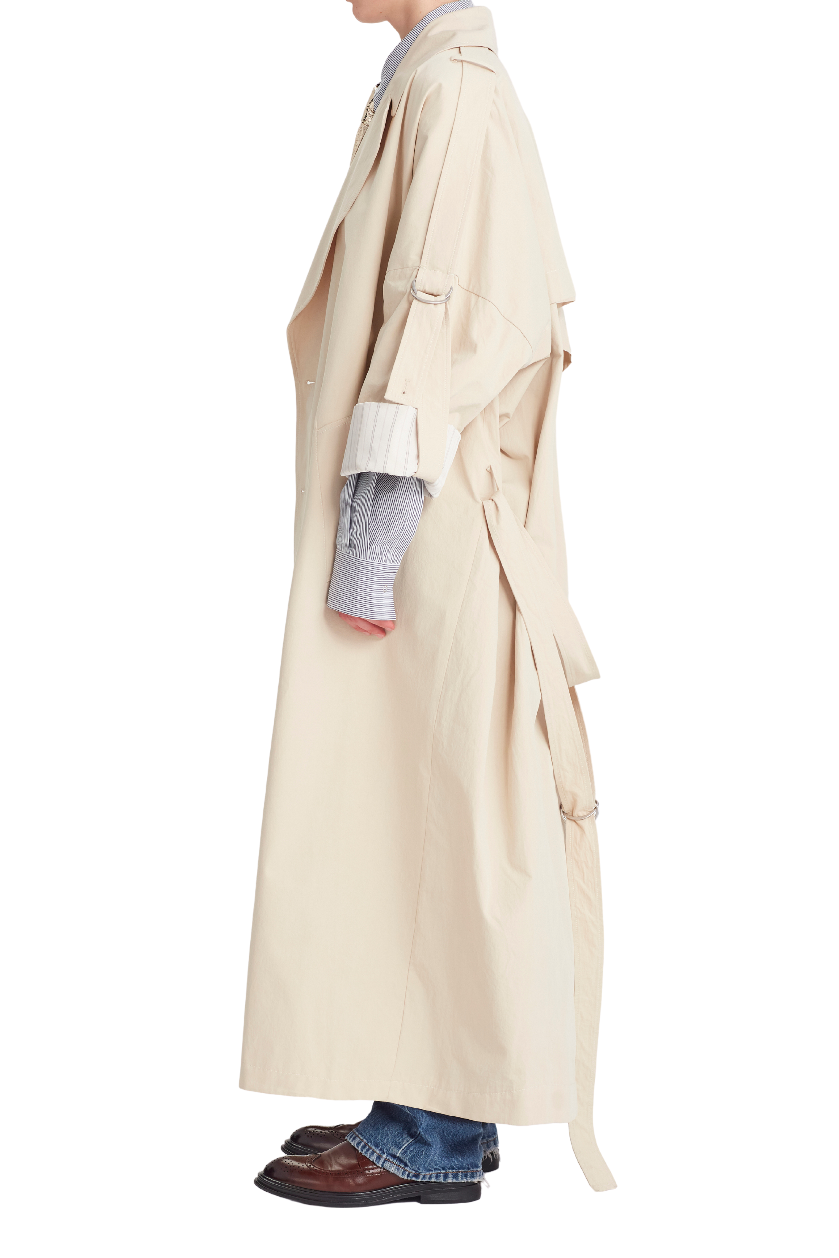 Oversize Twill Trench