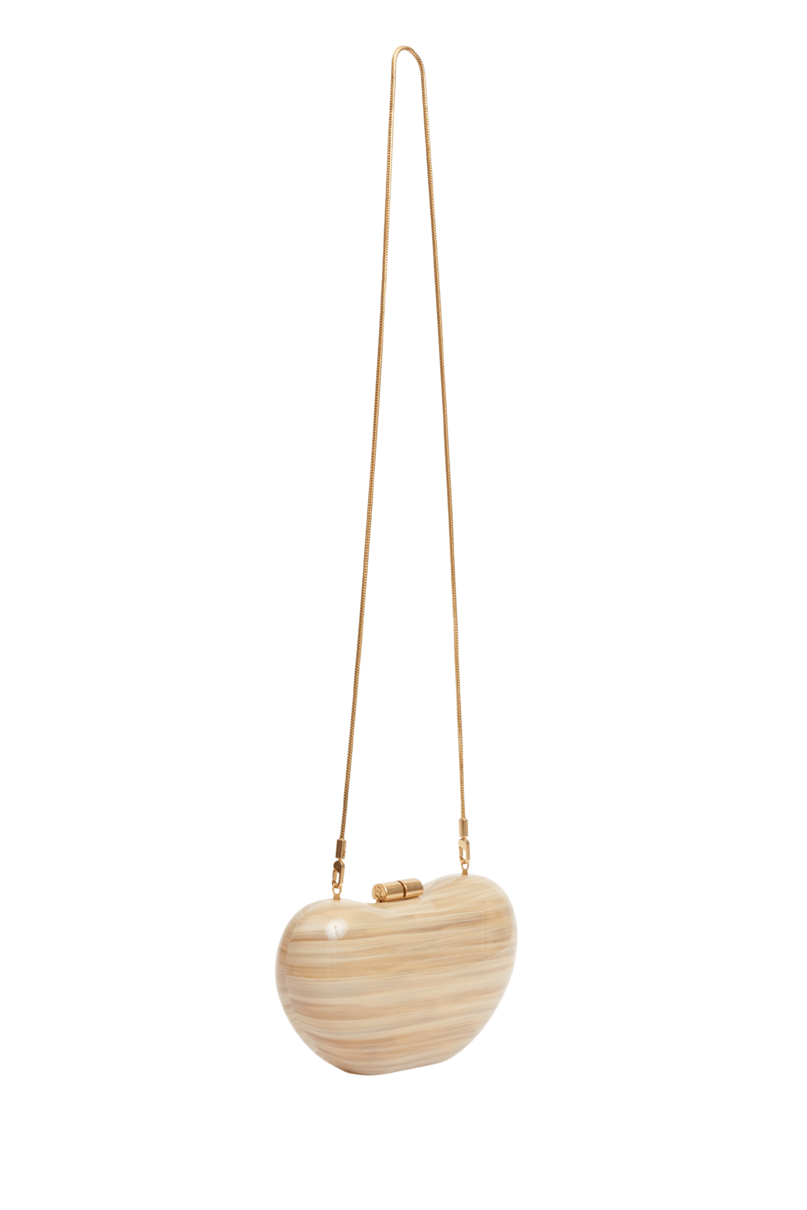 Shadow Ivory Horn Clutch