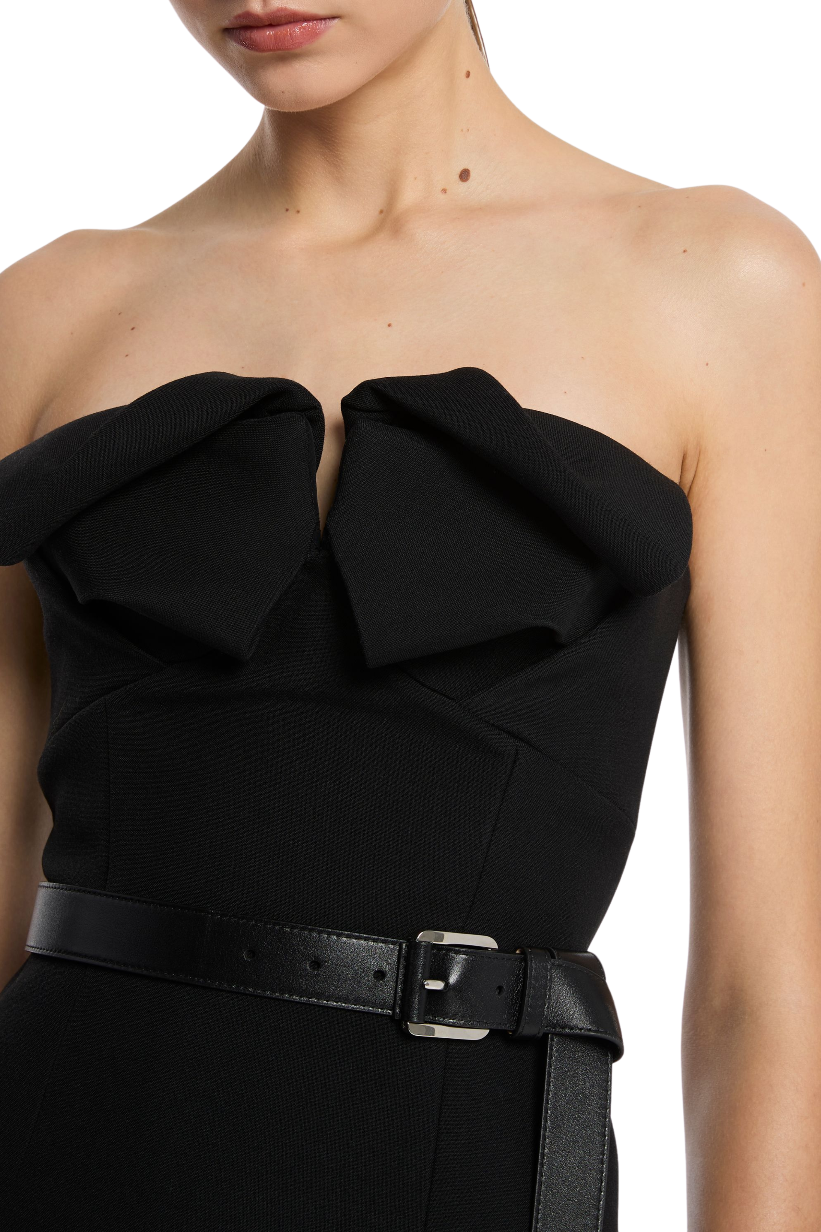 Strapless Origami Sheath Dress