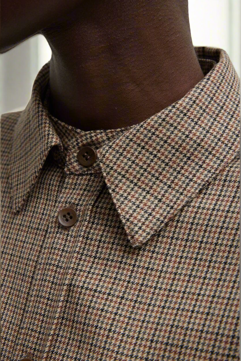 TIBI Check Detached Shirt