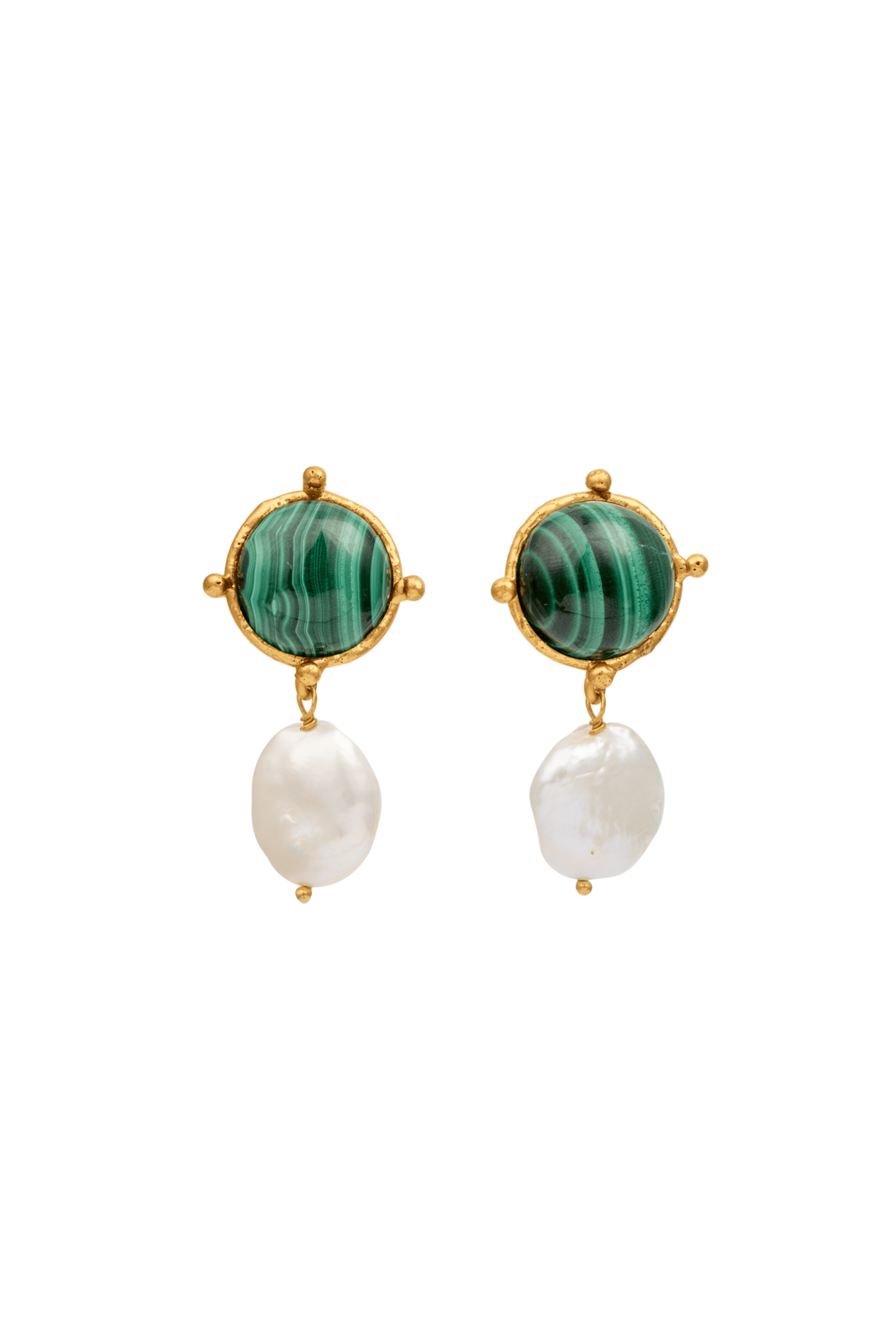 Diane Malachite Earrings