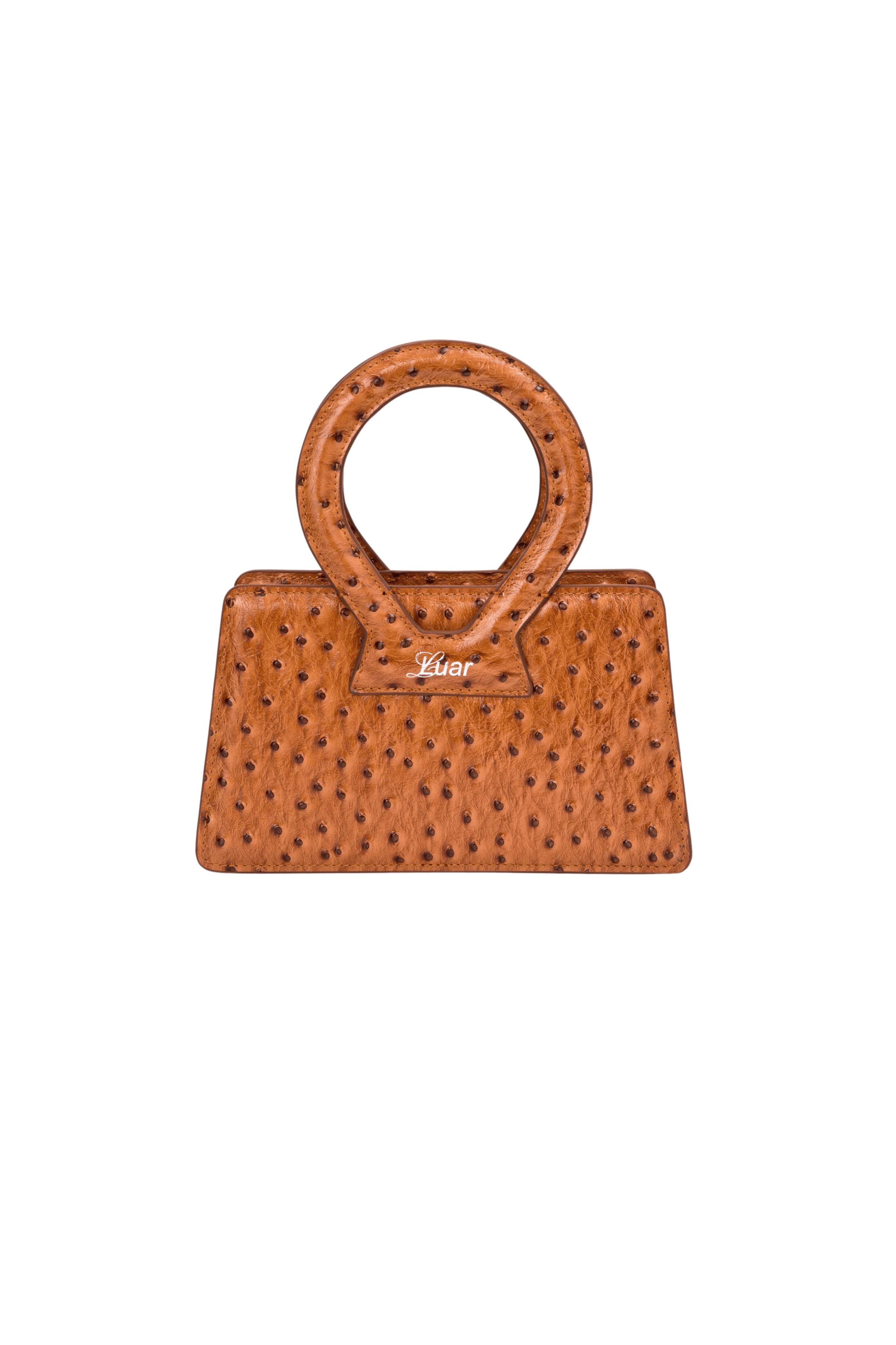 LUAR Ana Small Embossed Ostrich Bag