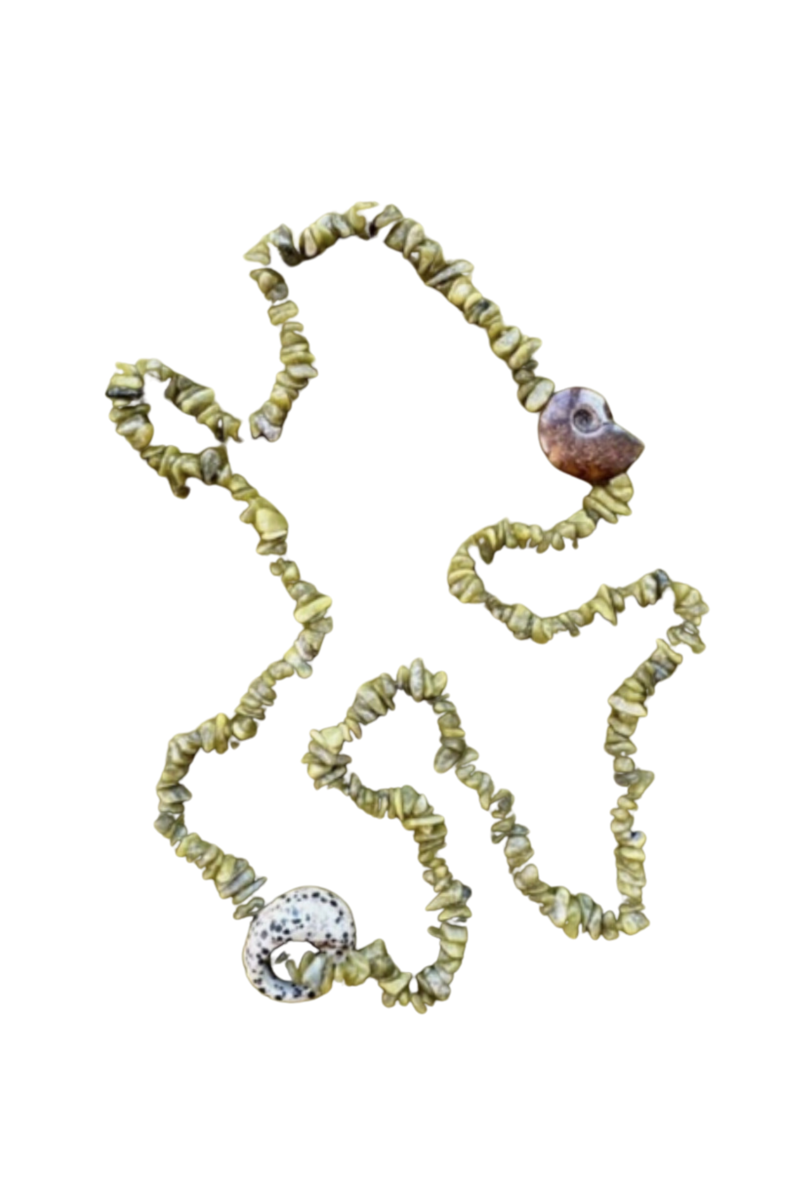 DON'T LET DISCO Jasper Crystal Current Necklace