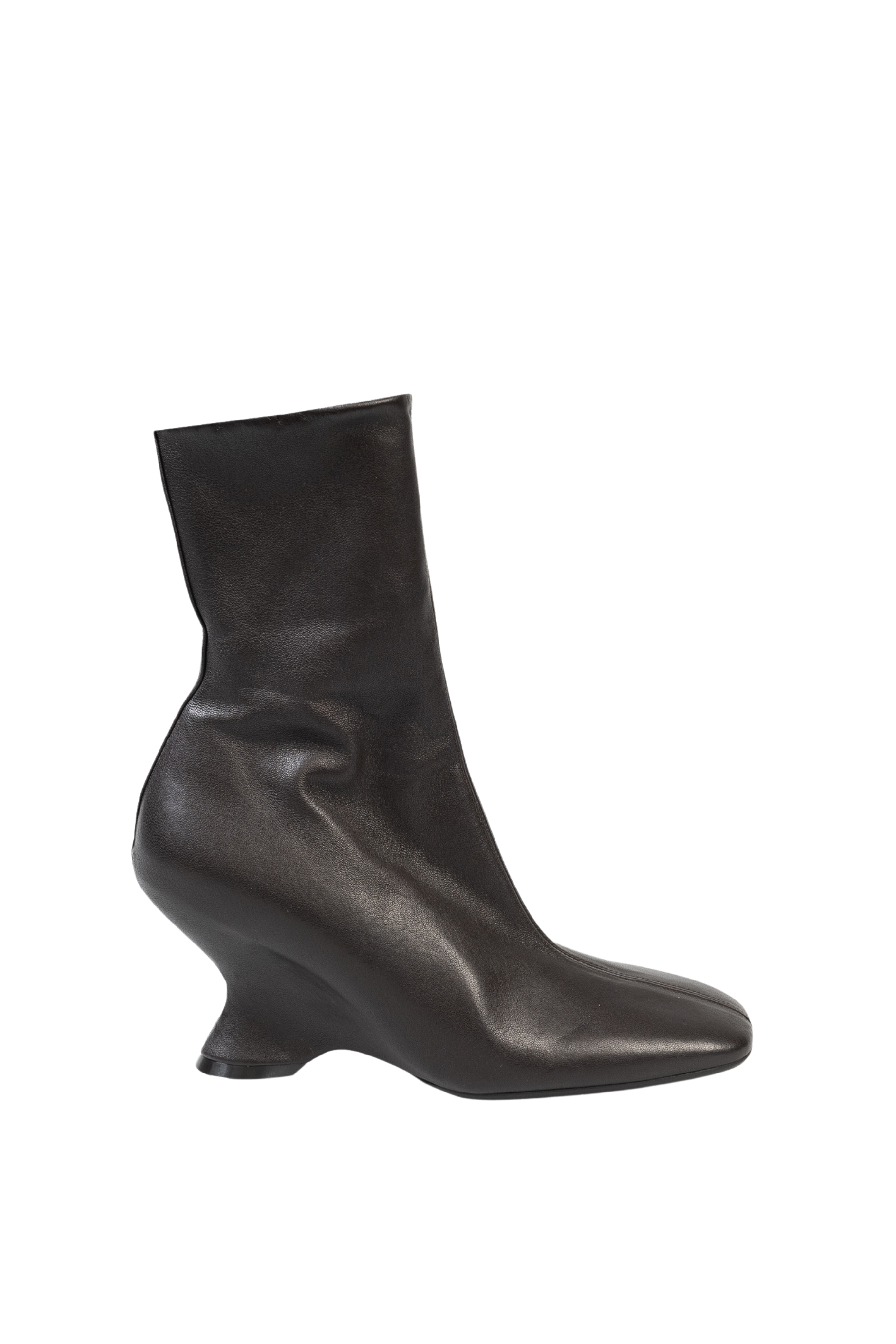 DRIES VAN NOTEN Glove Wedge Stretch Ankle Boots