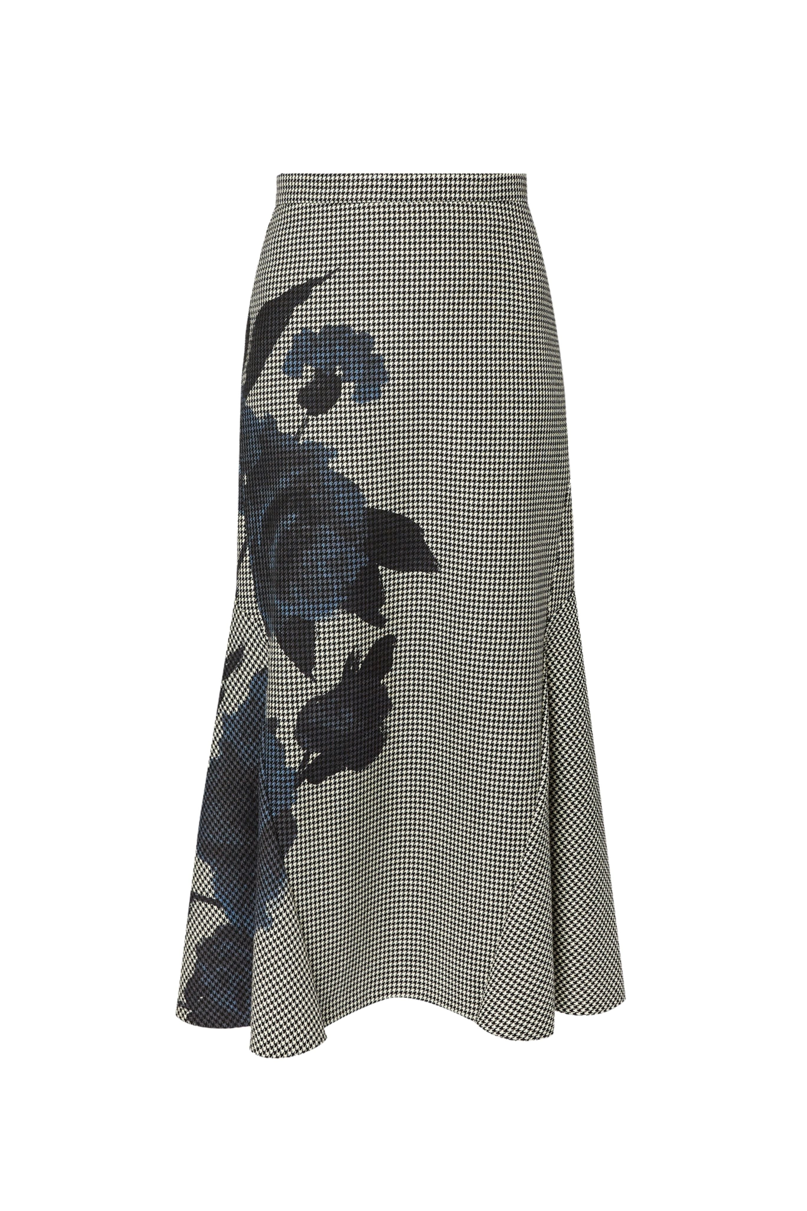 ERDEM Floral Houndstooth Skirt