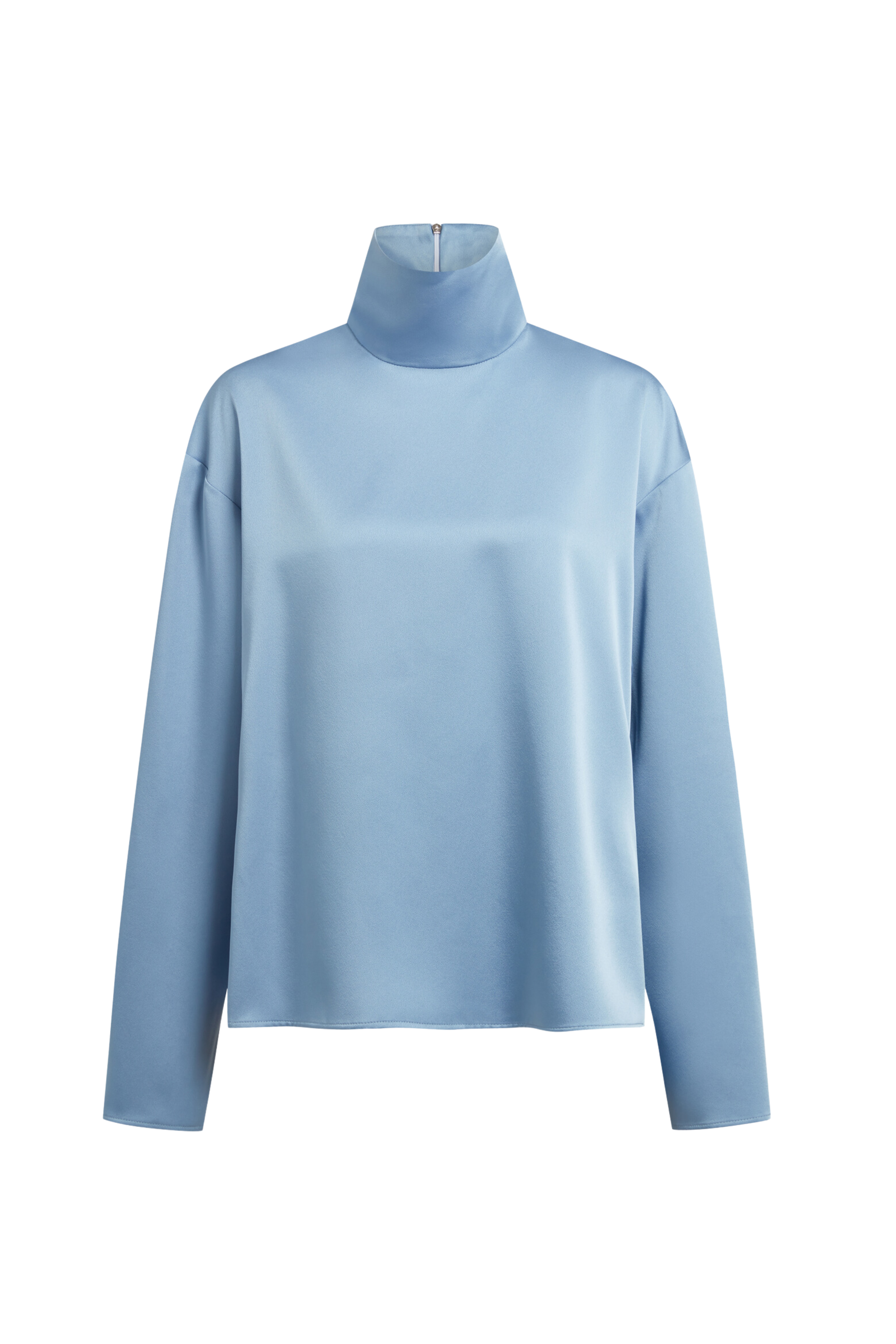 Ollal Blue Satin Top