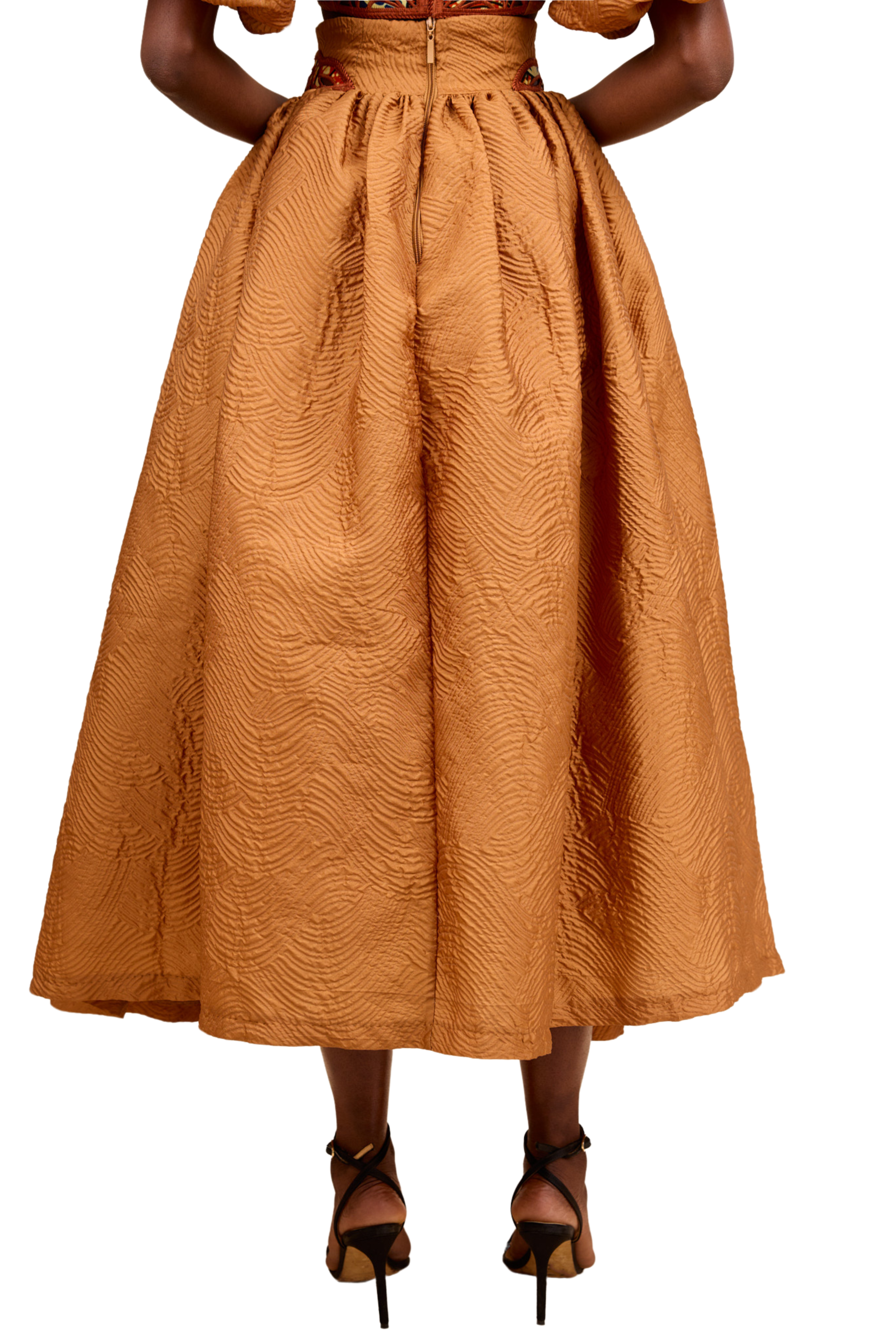 CHRISTIE BROWN x McMullen Ruby Rust Skirt