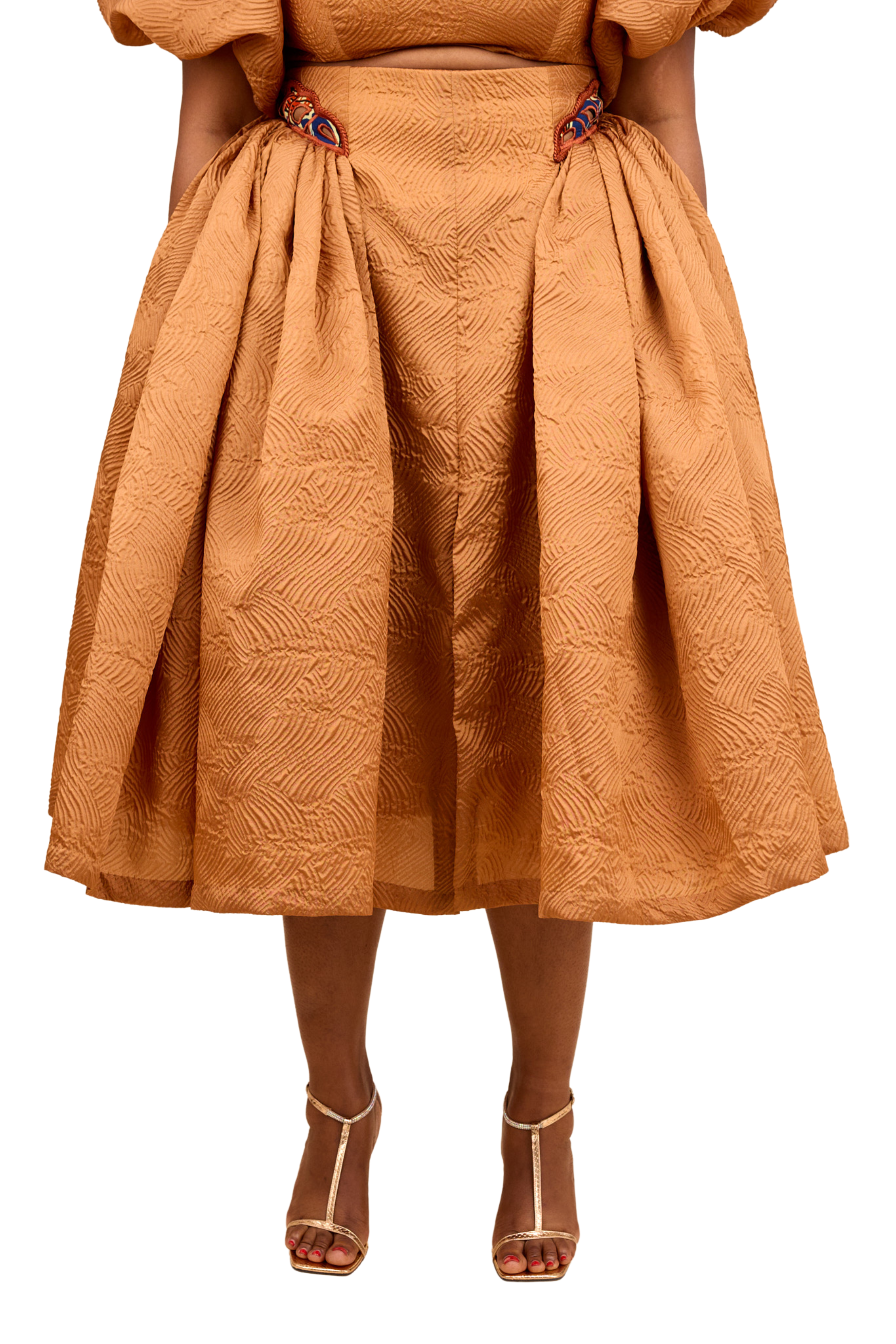 CHRISTIE BROWN x McMullen Ruby Rust Skirt