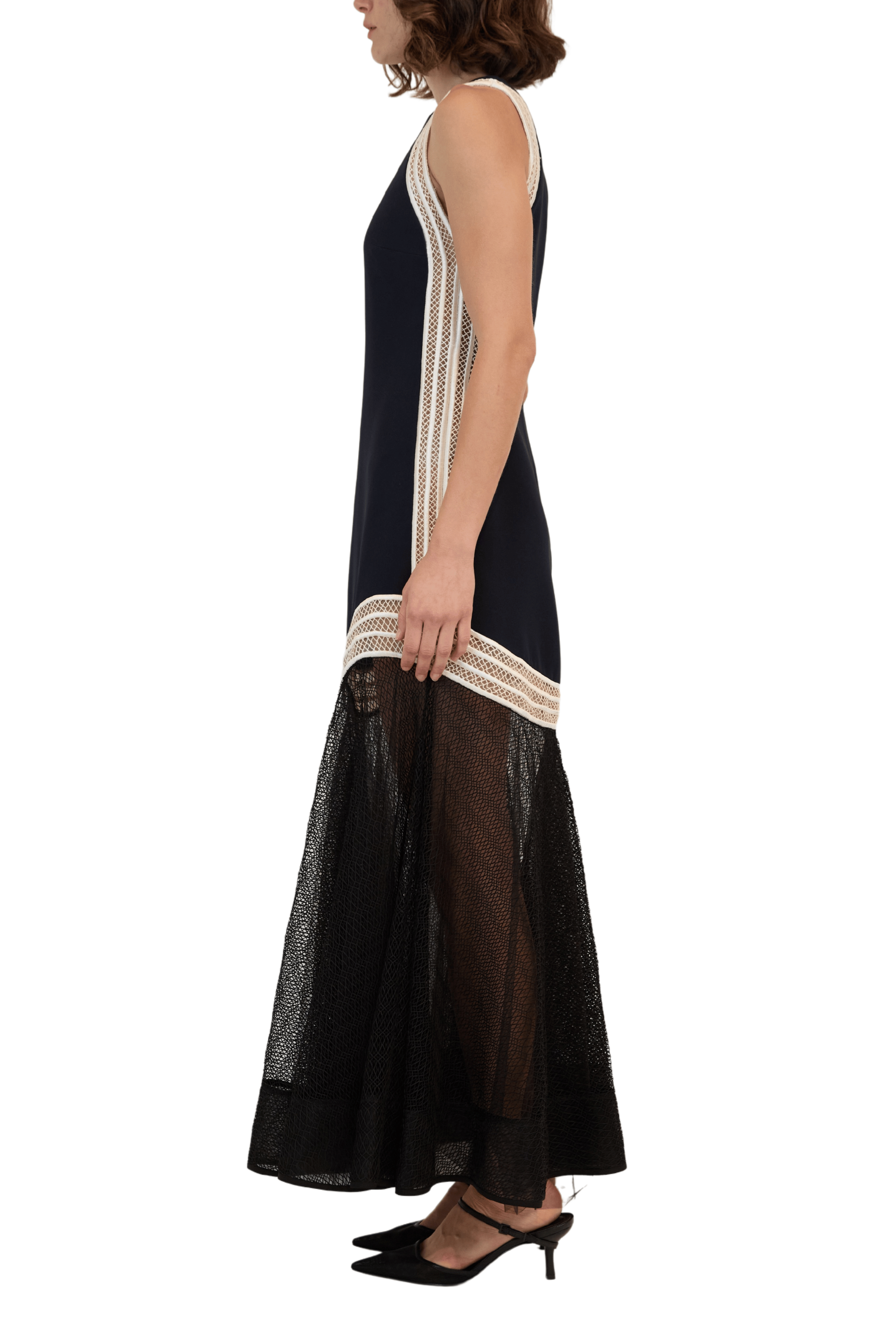 Zakaria Embroidered Lace Dress